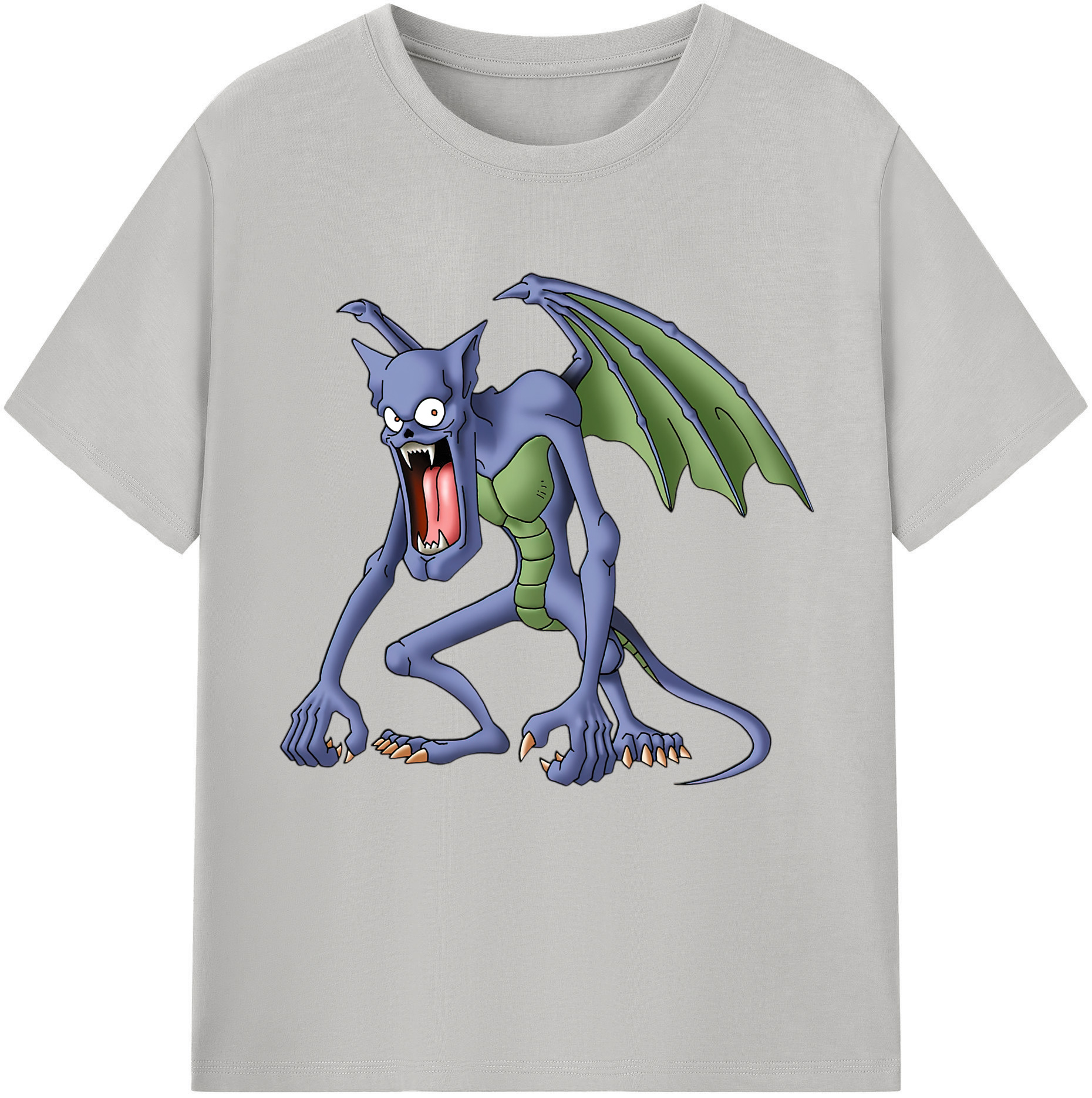 （画像用） ドラゴンクエスト Doragon Kuesuto Dragon Quest レディースカジュアルプリントTシャツ（綿100％）