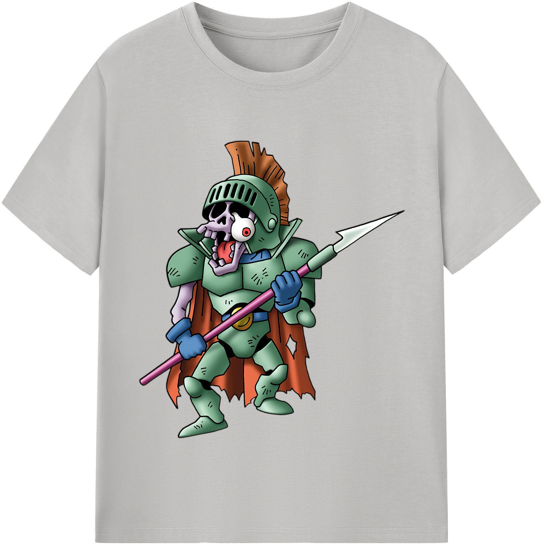 （画像用） ドラゴンクエスト Doragon Kuesuto Dragon Quest レディースカジュアルプリントTシャツ（綿100％）