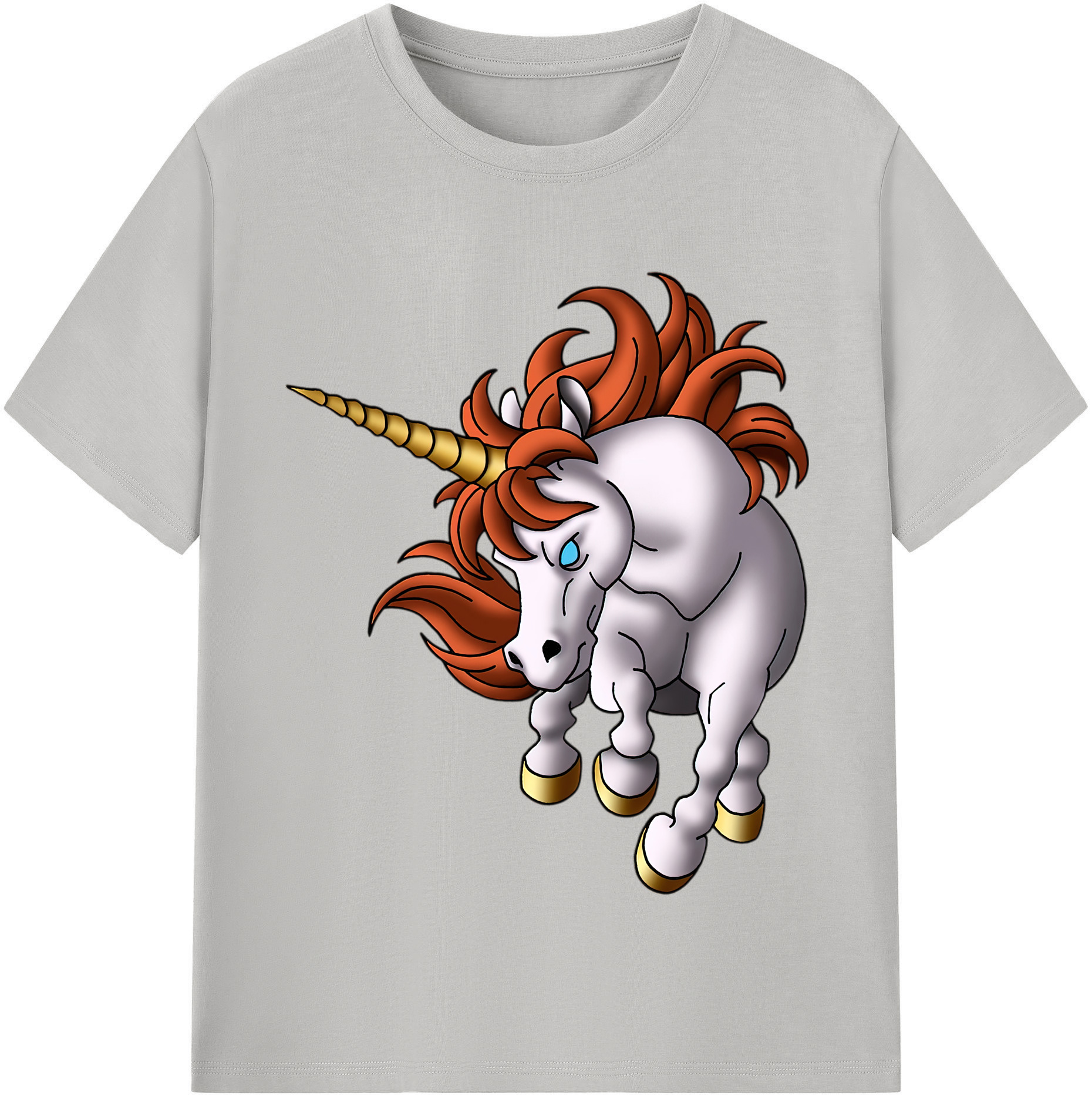 （画像用） ドラゴンクエスト Doragon Kuesuto Dragon Quest レディースカジュアルプリントTシャツ（綿100％）
