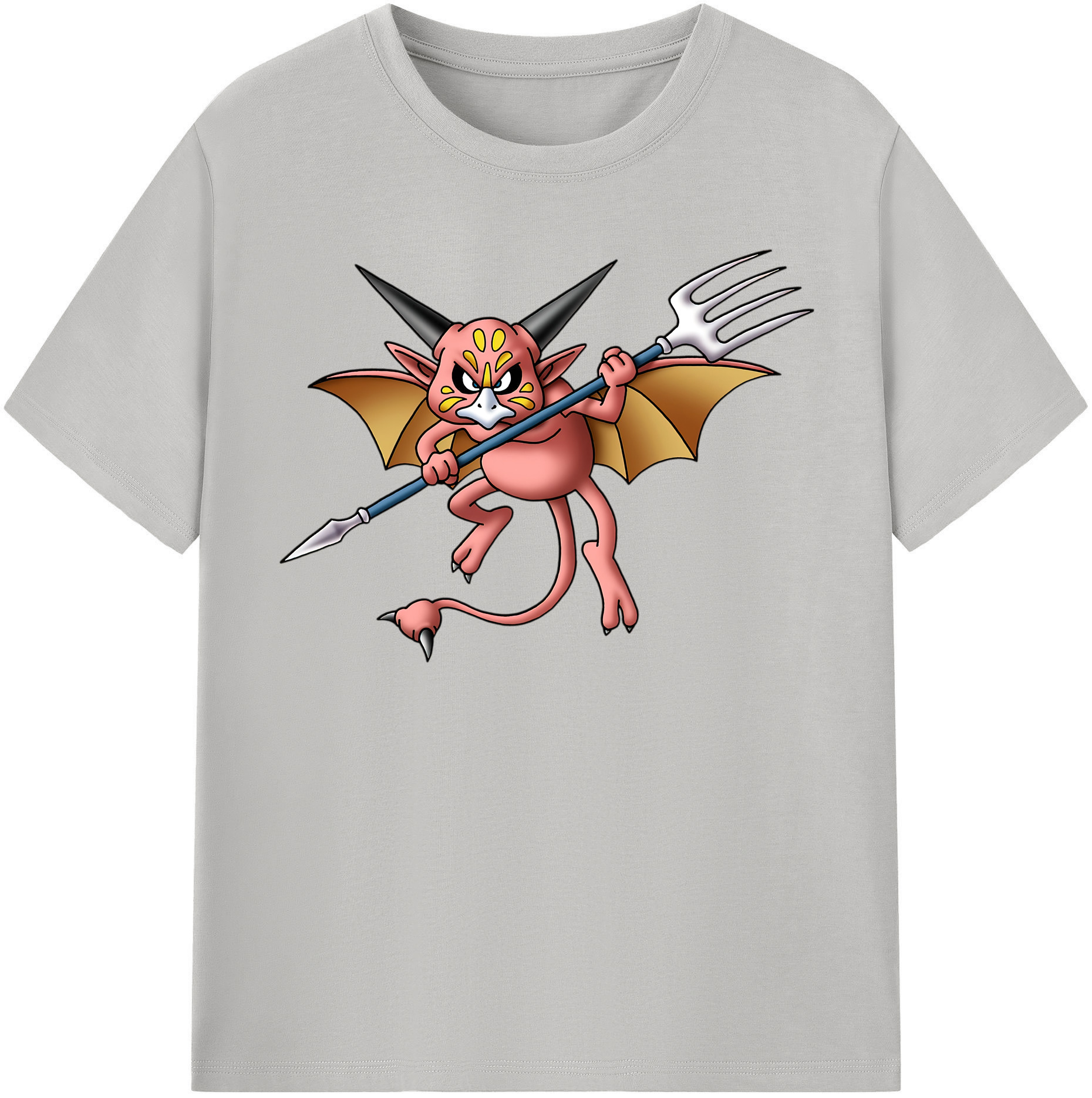 （画像用） ドラゴンクエスト Doragon Kuesuto Dragon Quest レディースカジュアルプリントTシャツ（綿100％）