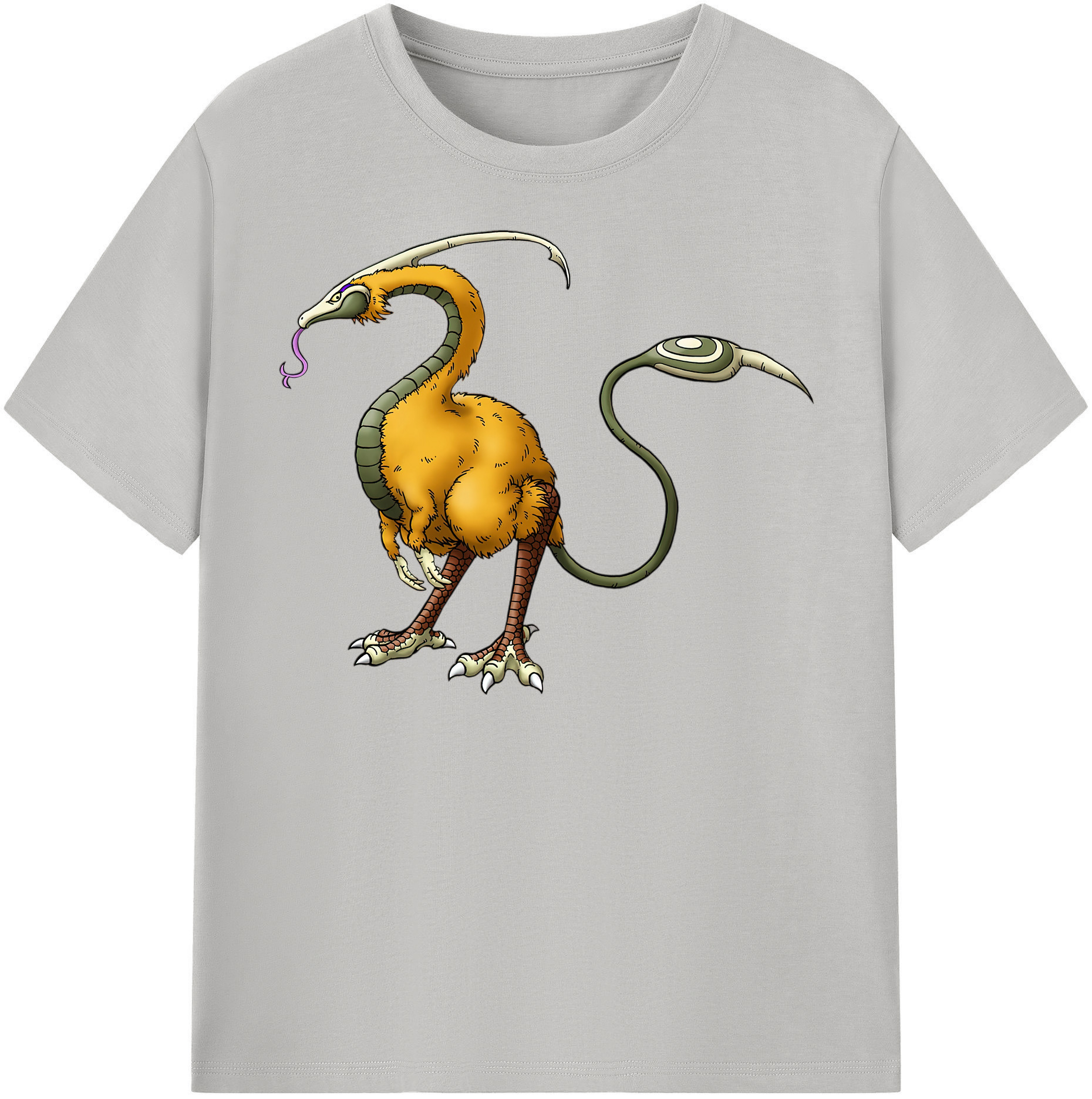 （画像用） ドラゴンクエスト Doragon Kuesuto Dragon Quest レディースカジュアルプリントTシャツ（綿100％）