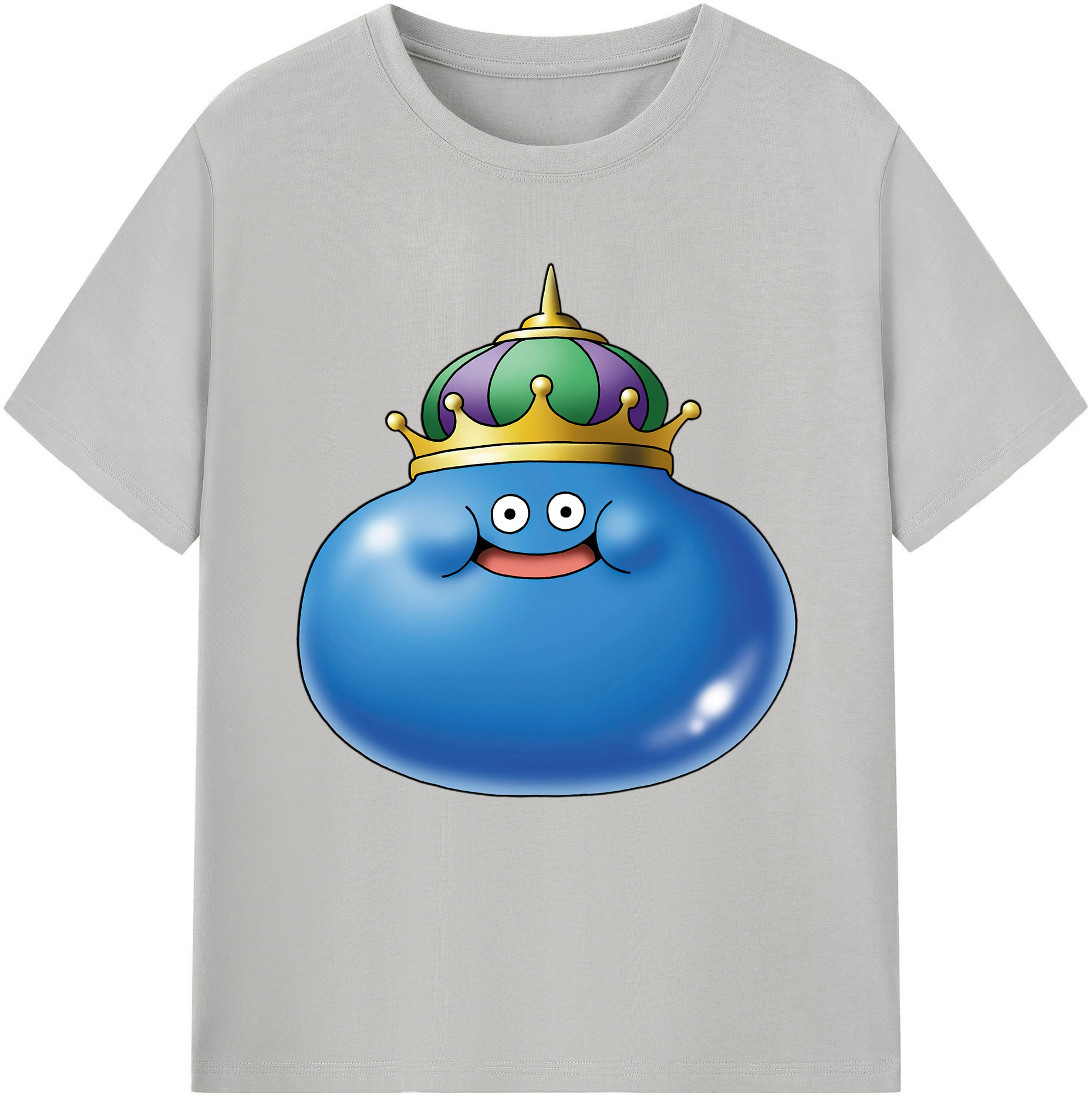 （画像用） ドラゴンクエスト Doragon Kuesuto Dragon Quest レディースカジュアルプリントTシャツ（綿100％）