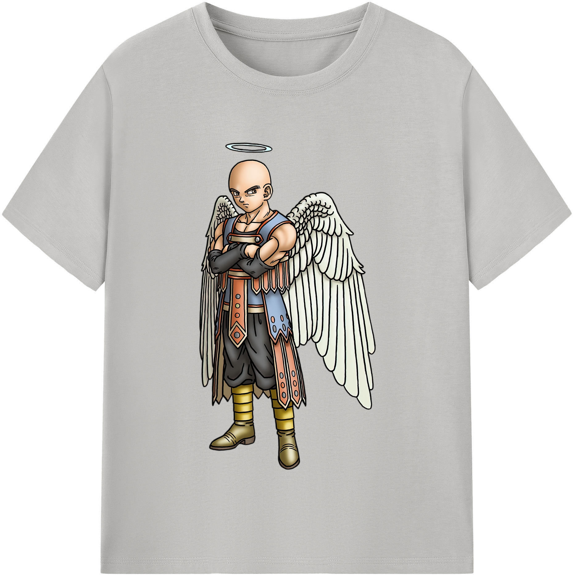 （画像用） ドラゴンクエスト Doragon Kuesuto Dragon Quest レディースカジュアルプリントTシャツ（綿100％）