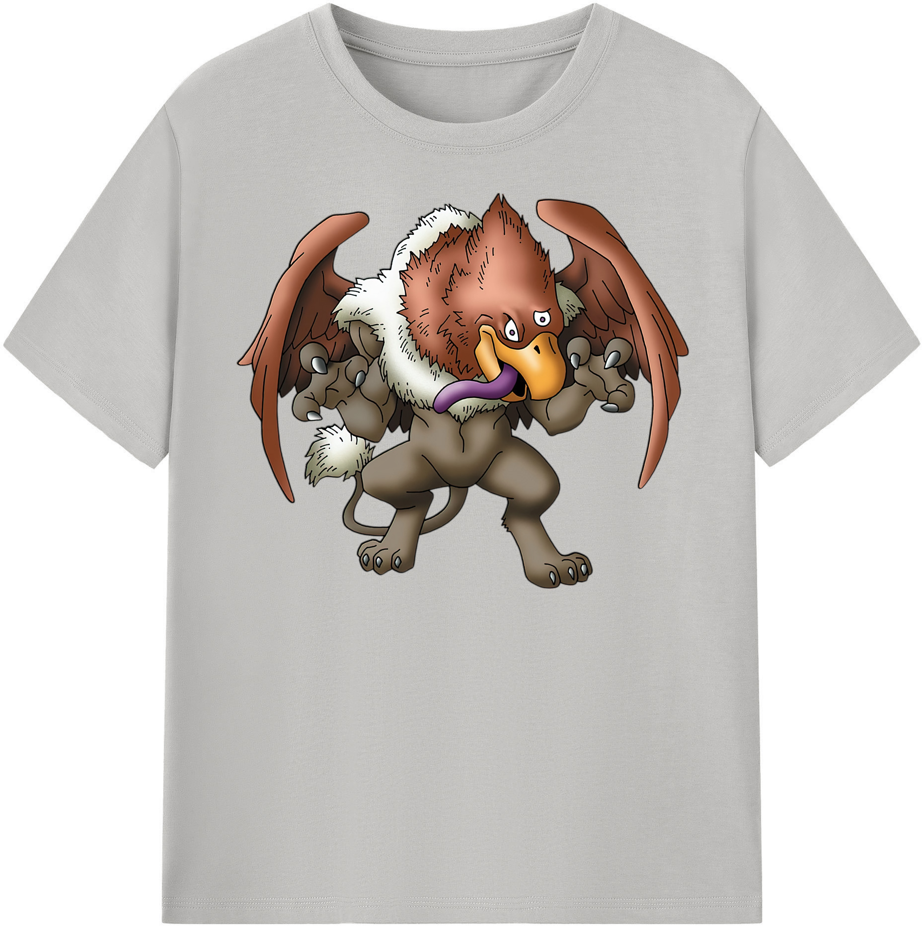 （画像用） ドラゴンクエスト Doragon Kuesuto Dragon Quest レディースカジュアルプリントTシャツ（綿100％）