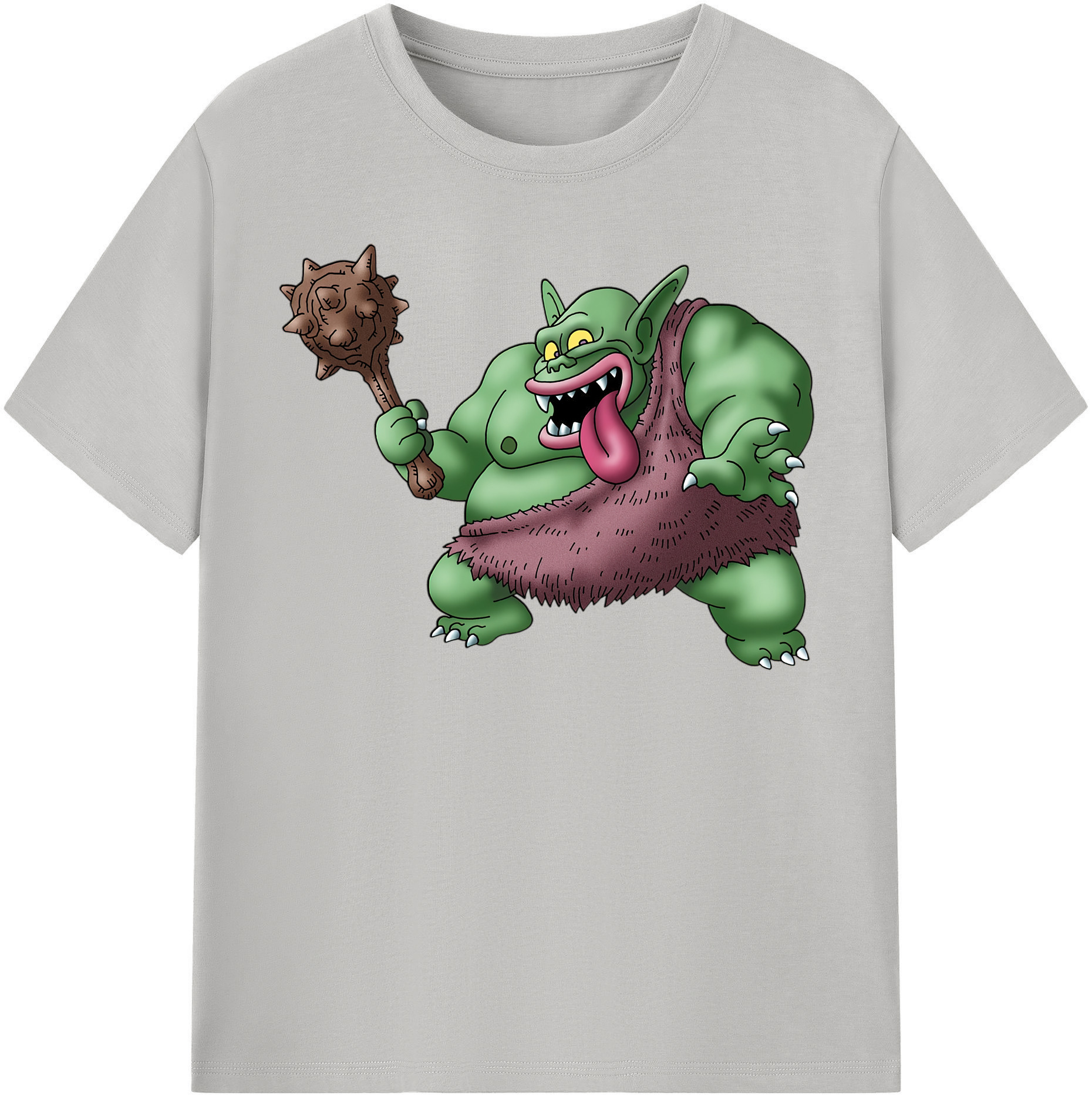 （画像用） ドラゴンクエスト Doragon Kuesuto Dragon Quest レディースカジュアルプリントTシャツ（綿100％）