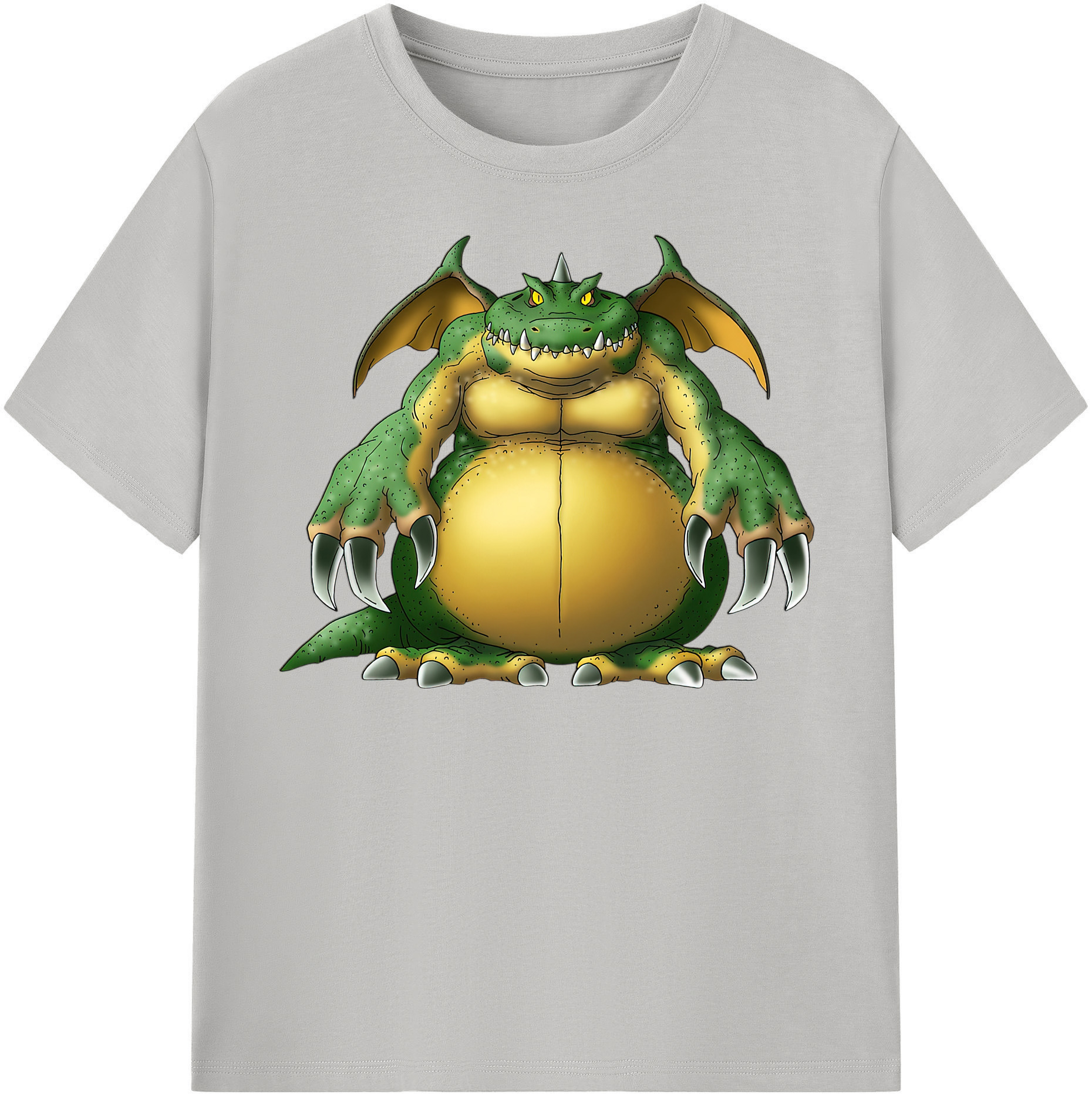 （画像用） ドラゴンクエスト Doragon Kuesuto Dragon Quest レディースカジュアルプリントTシャツ（綿100％）