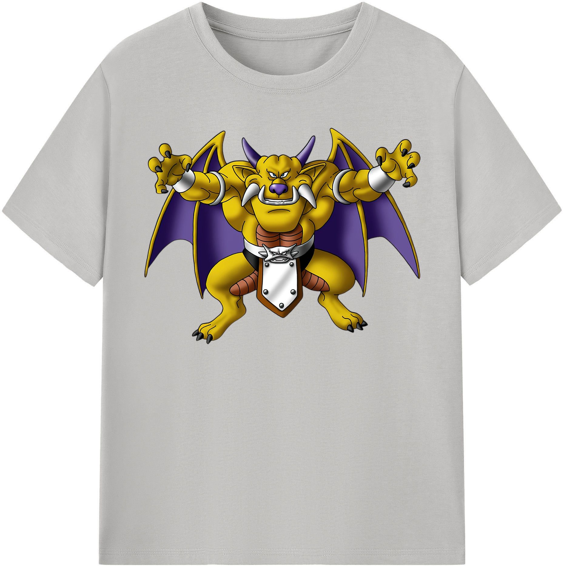 （画像用） ドラゴンクエスト Doragon Kuesuto Dragon Quest レディースカジュアルプリントTシャツ（綿100％）