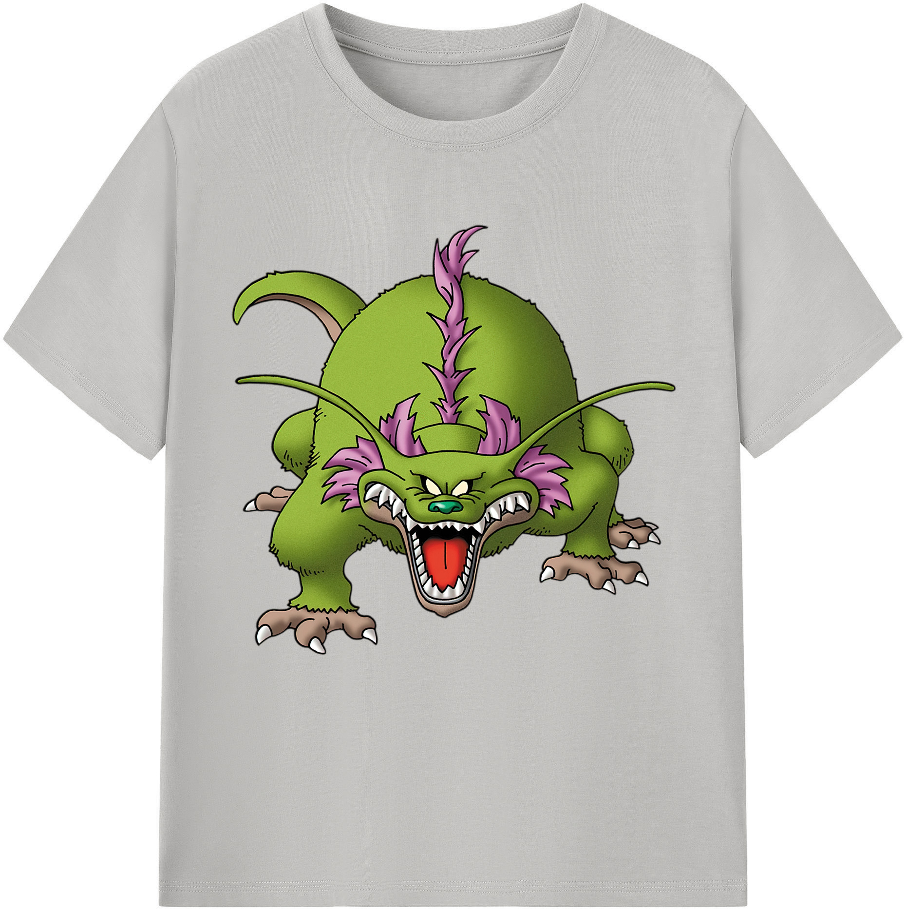 （画像用） ドラゴンクエスト Doragon Kuesuto Dragon Quest レディースカジュアルプリントTシャツ（綿100％）
