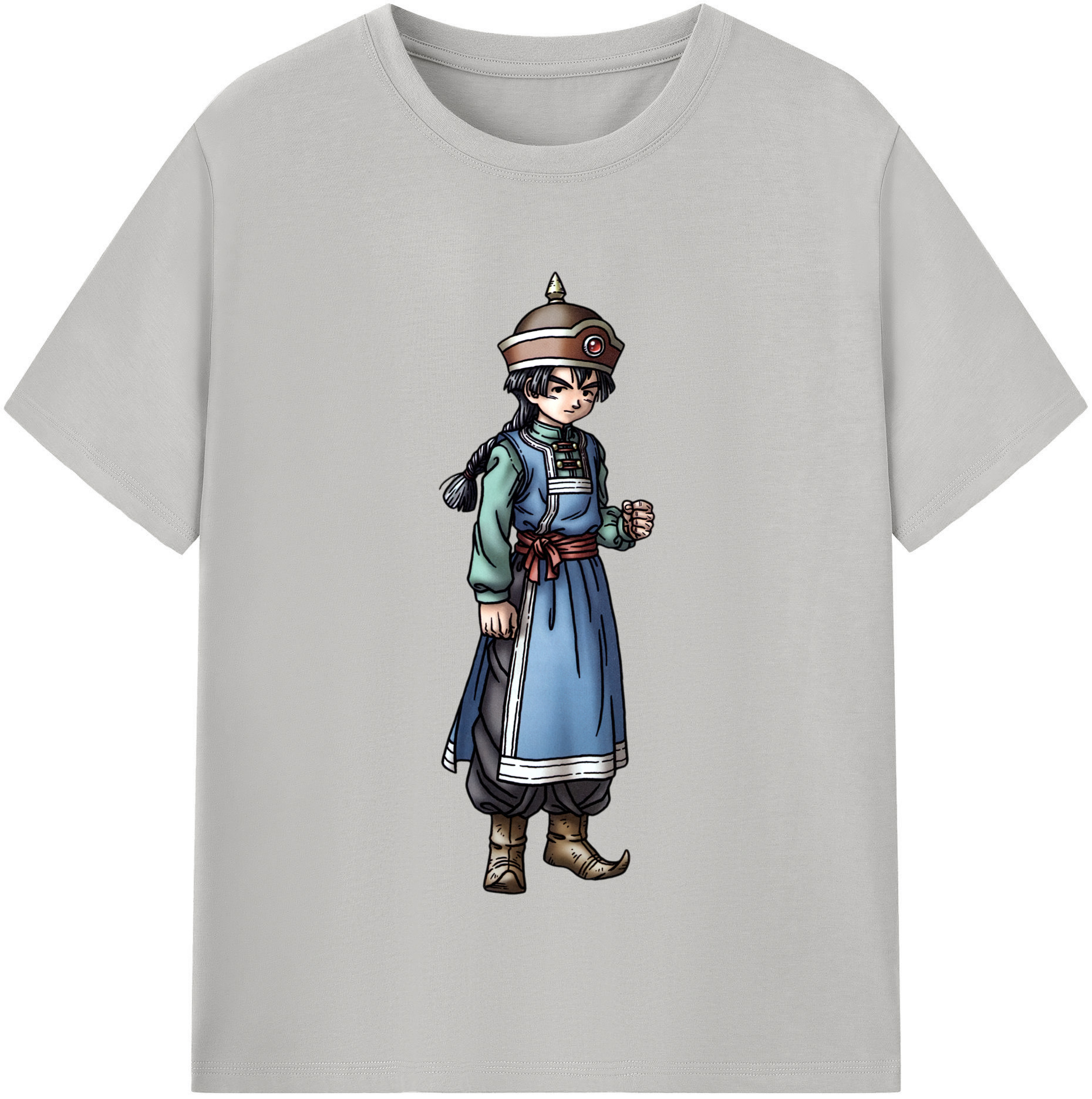 （画像用） ドラゴンクエスト Doragon Kuesuto Dragon Quest レディースカジュアルプリントTシャツ（綿100％）