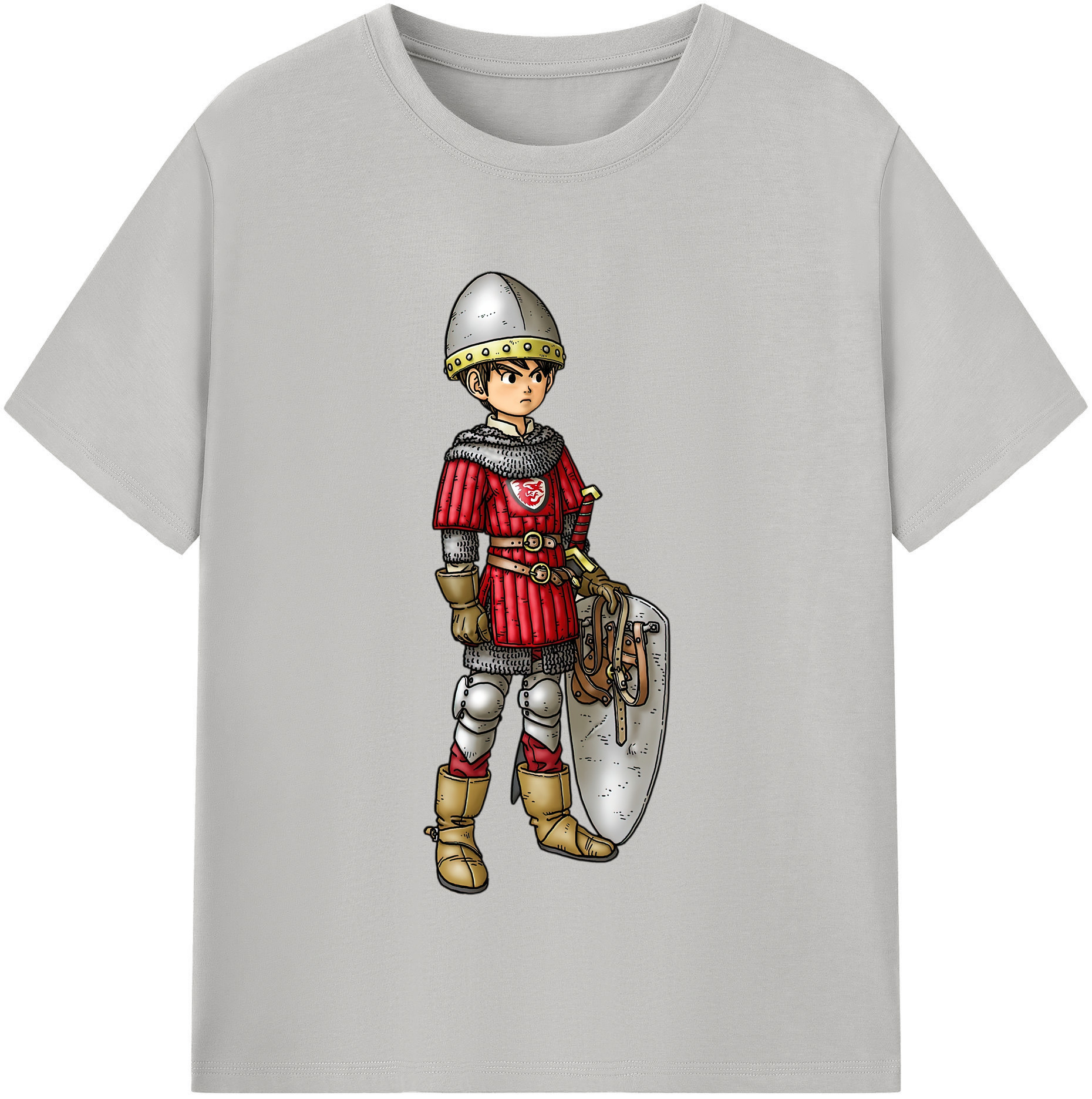 （画像用） ドラゴンクエスト Doragon Kuesuto Dragon Quest レディースカジュアルプリントTシャツ（綿100％）