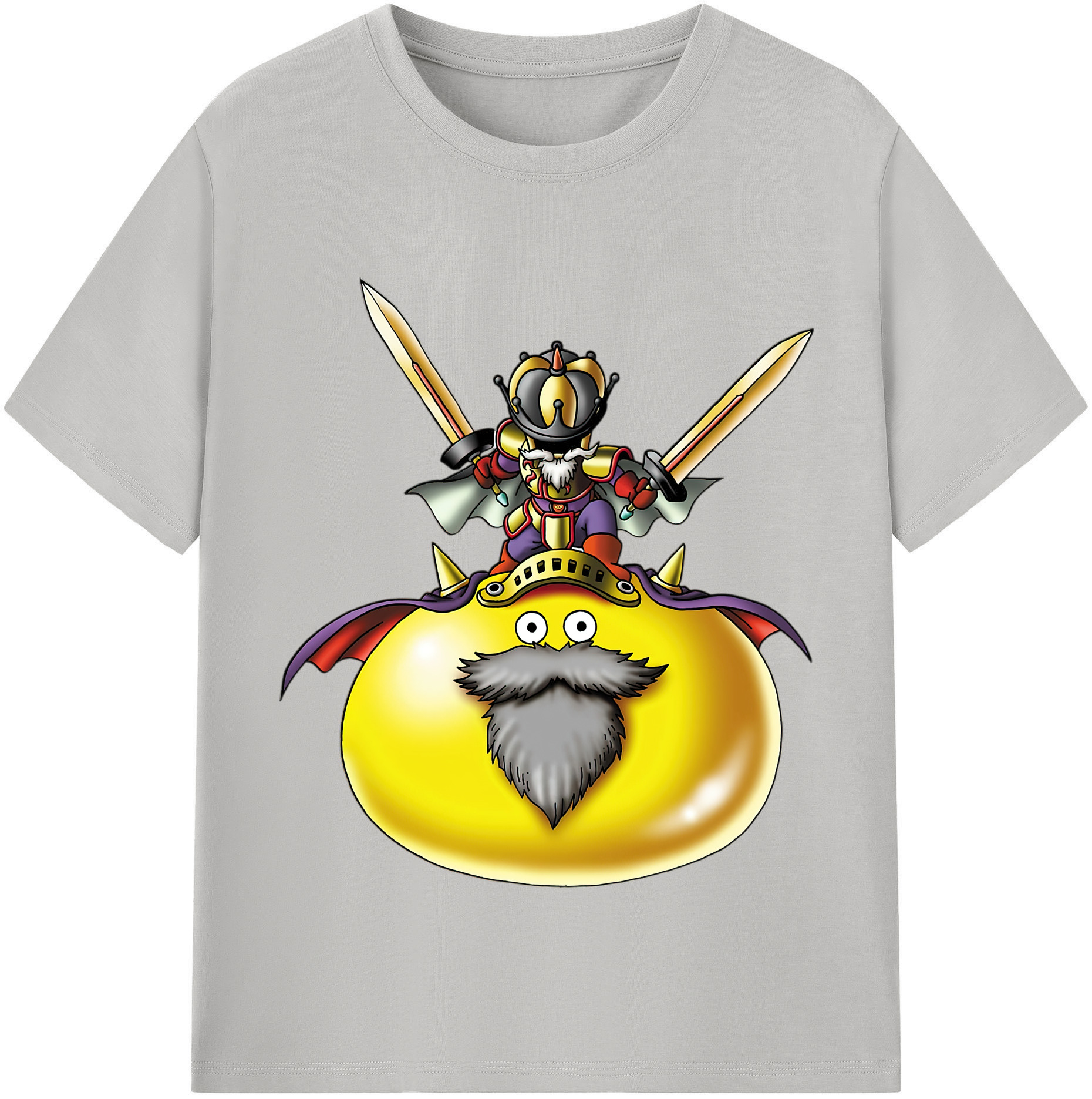 （画像用） ドラゴンクエスト Doragon Kuesuto Dragon Quest レディースカジュアルプリントTシャツ（綿100％）