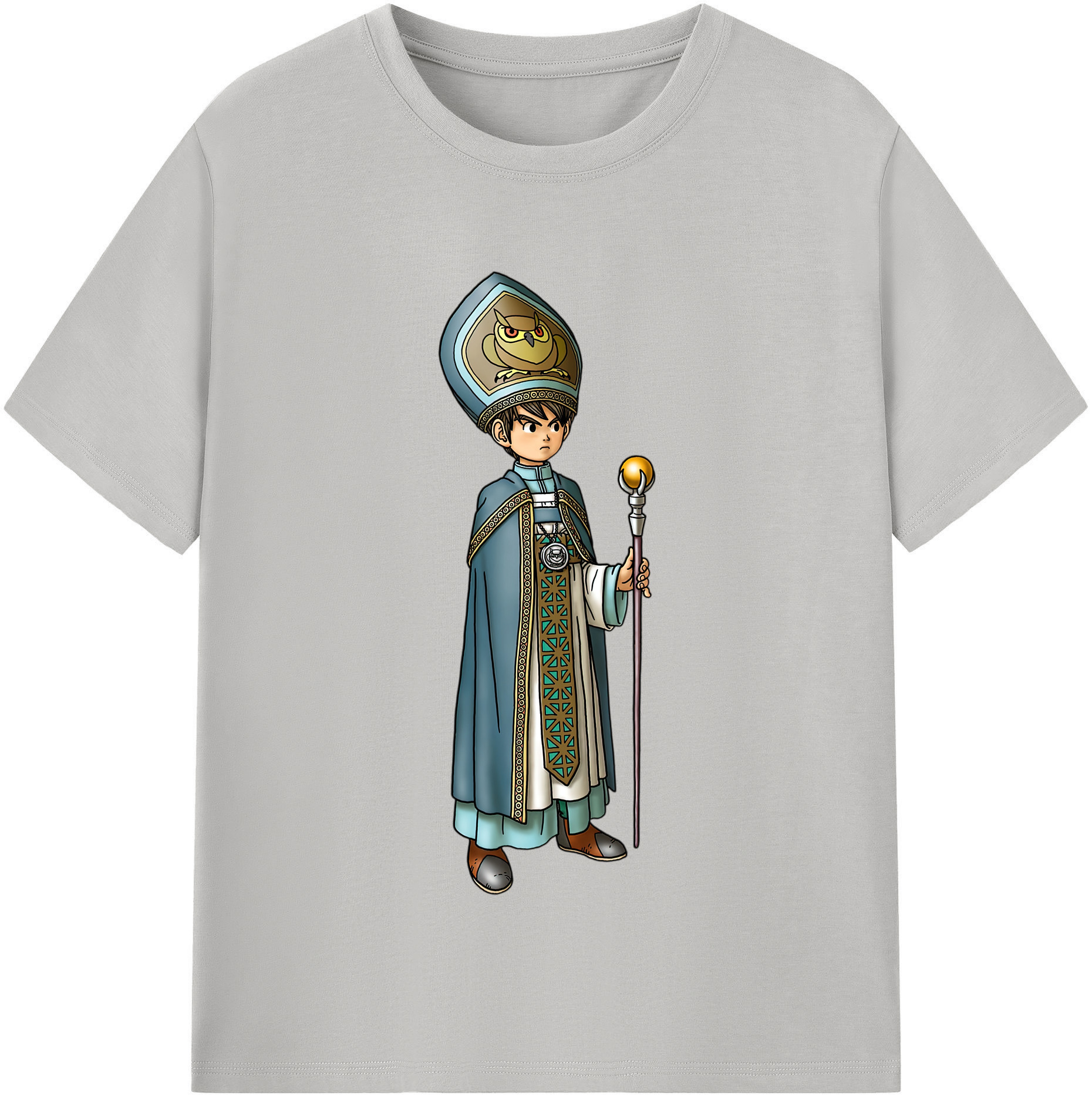 （画像用） ドラゴンクエスト Doragon Kuesuto Dragon Quest レディースカジュアルプリントTシャツ（綿100％）
