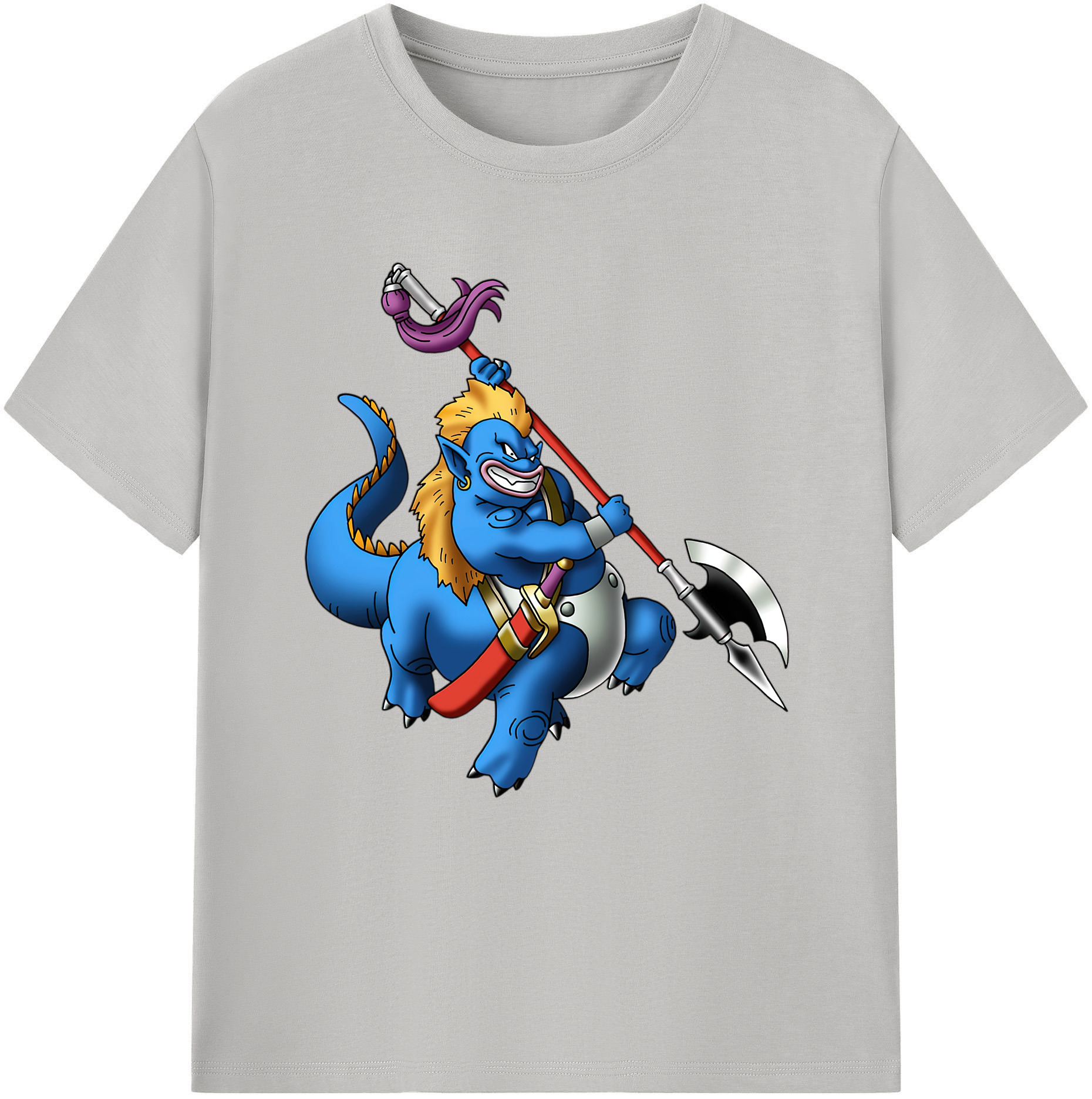（画像用） ドラゴンクエスト Doragon Kuesuto Dragon Quest レディースカジュアルプリントTシャツ（綿100％）