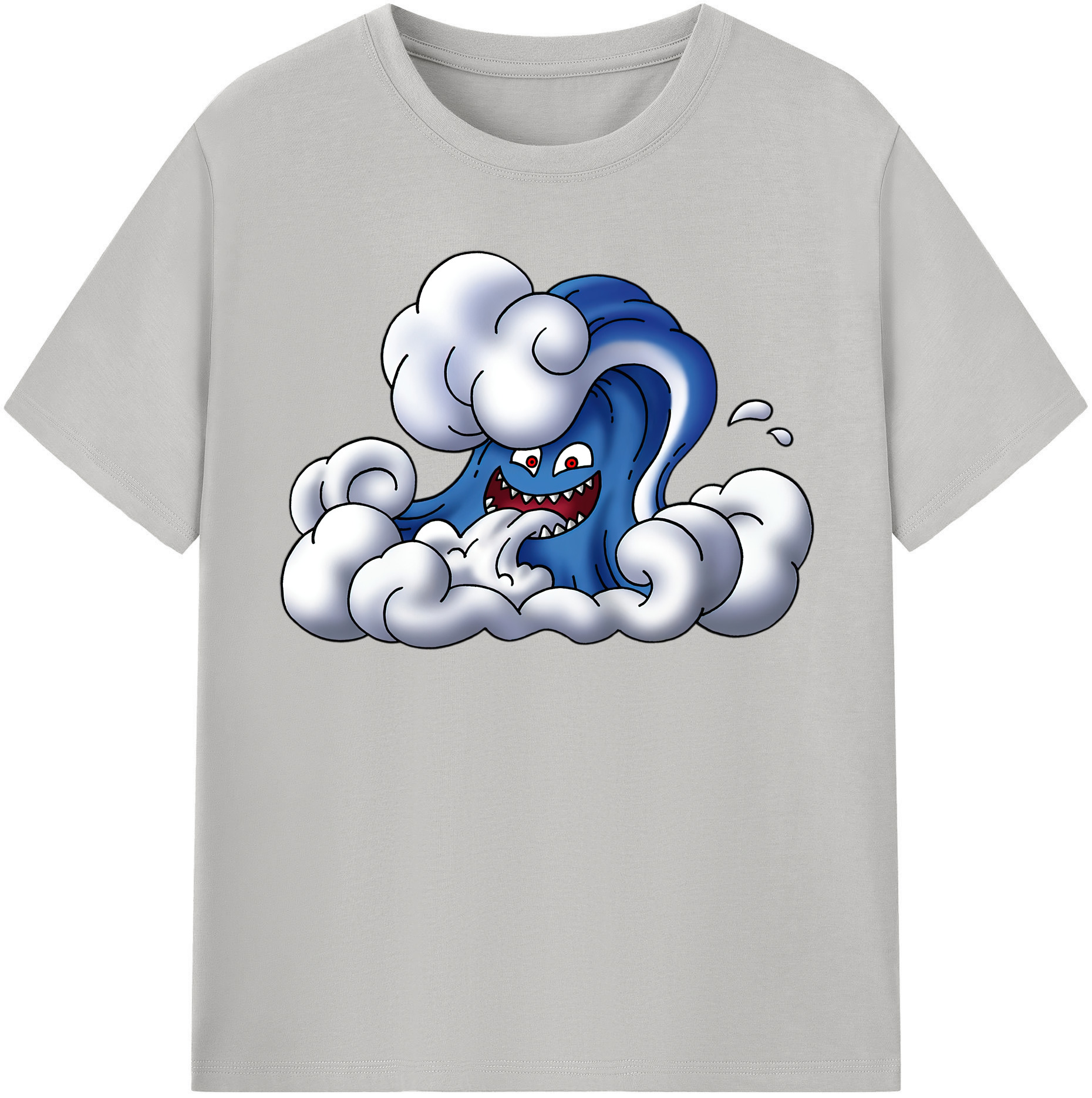 （画像用） ドラゴンクエスト Doragon Kuesuto Dragon Quest レディースカジュアルプリントTシャツ（綿100％）