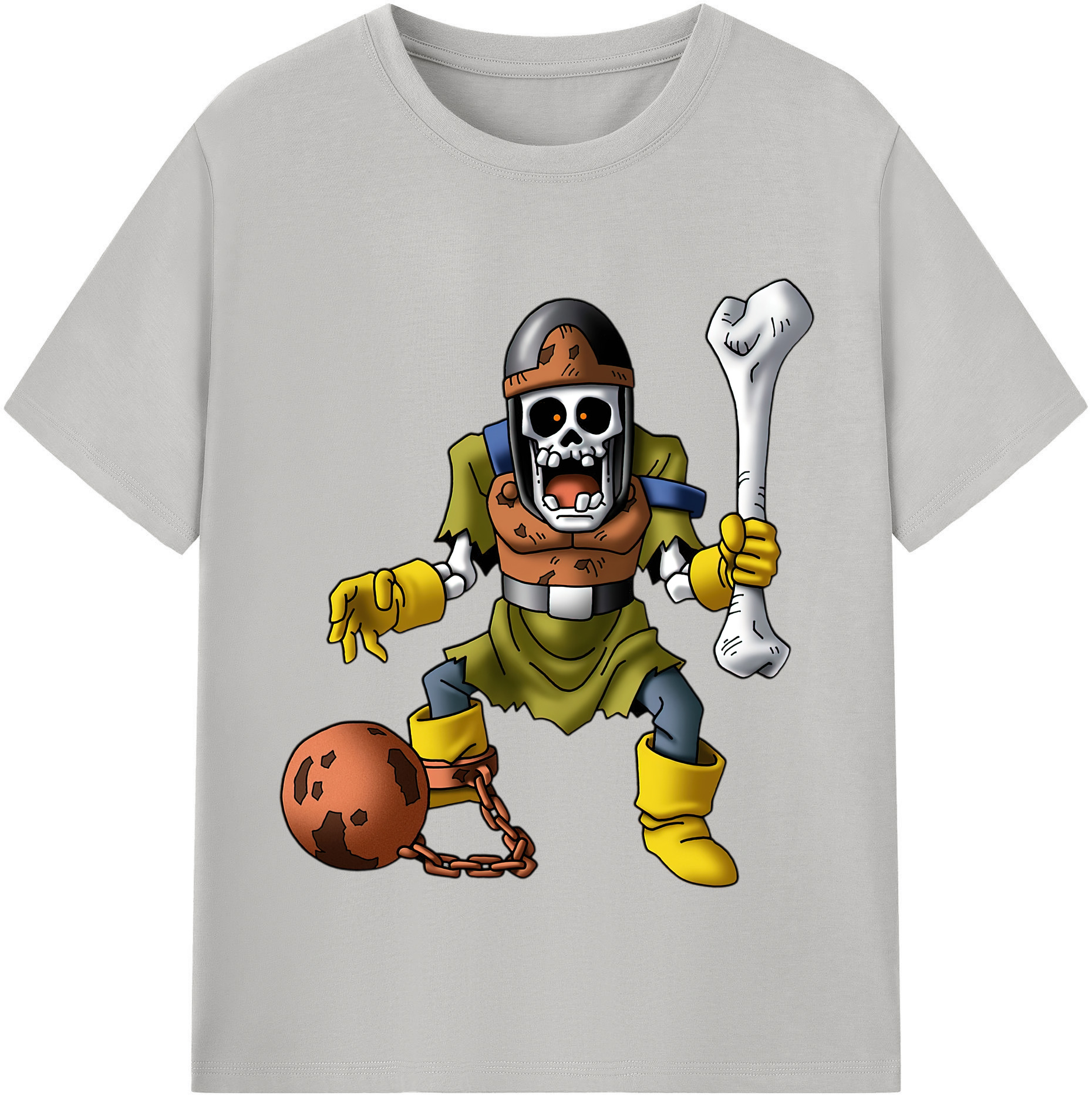 （画像用） ドラゴンクエスト Doragon Kuesuto Dragon Quest レディースカジュアルプリントTシャツ（綿100％）