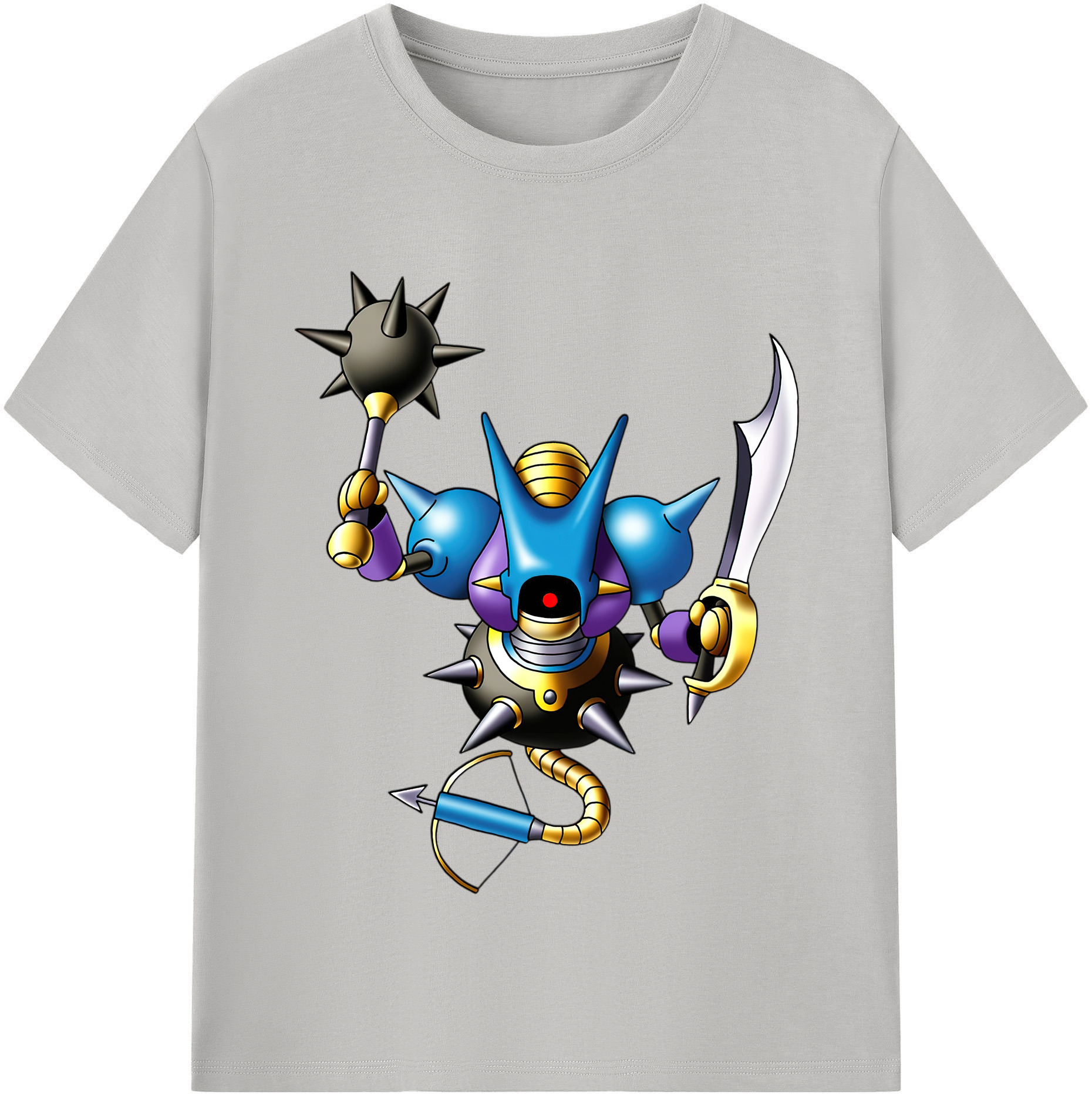 （画像用） ドラゴンクエスト Doragon Kuesuto Dragon Quest レディースカジュアルプリントTシャツ（綿100％）