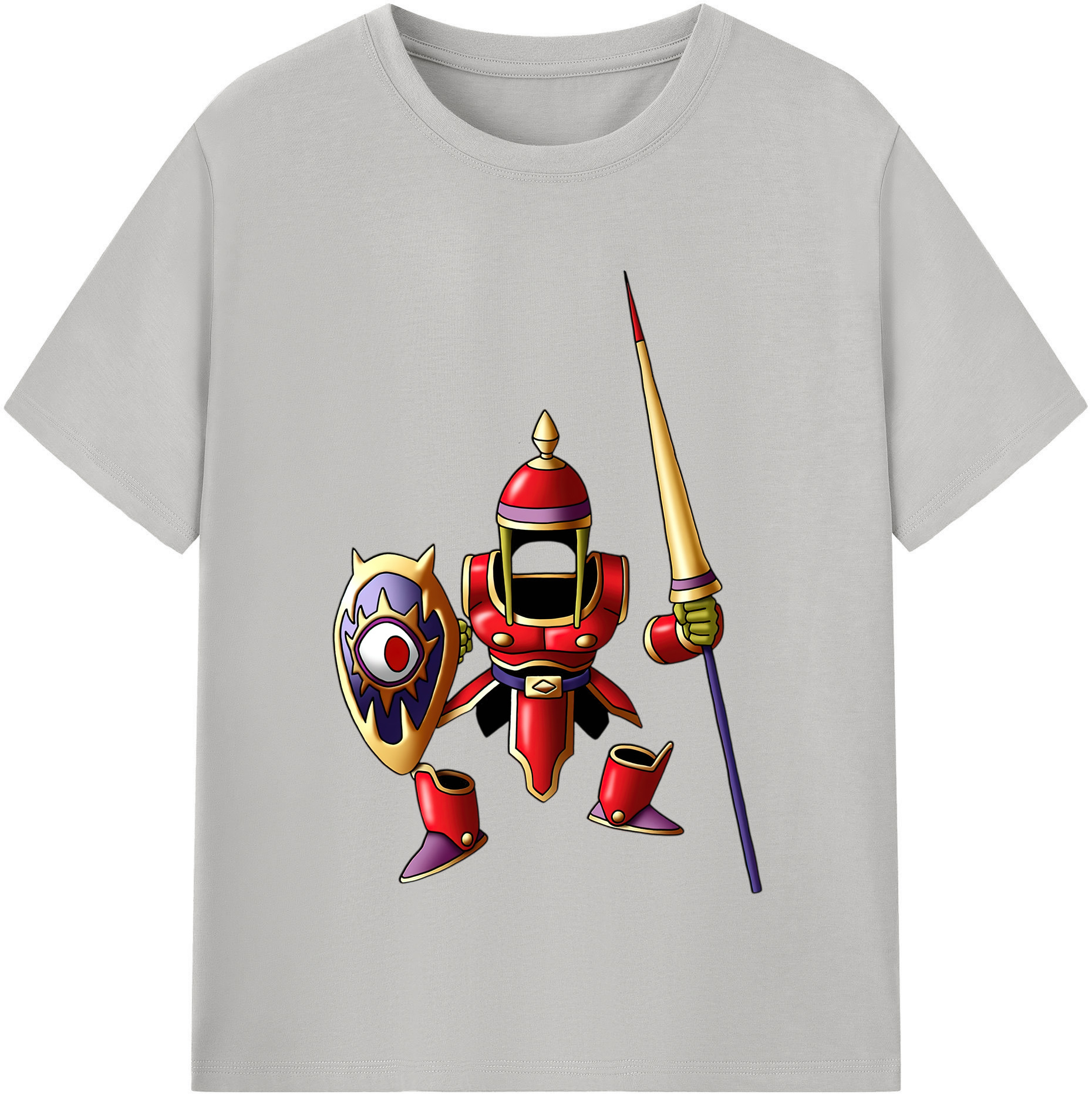 （画像用） ドラゴンクエスト Doragon Kuesuto Dragon Quest レディースカジュアルプリントTシャツ（綿100％）