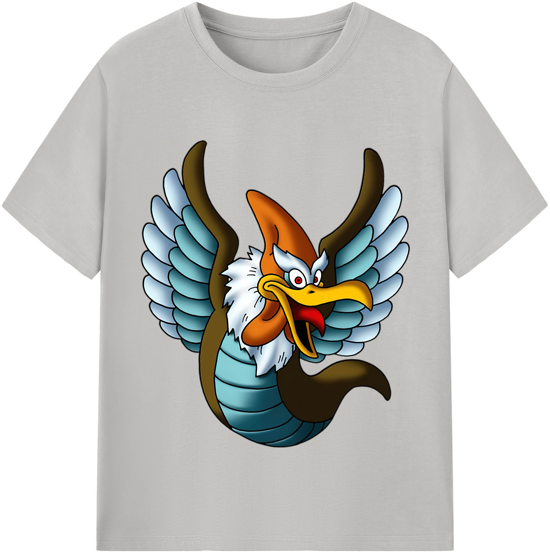 （画像用） ドラゴンクエスト Doragon Kuesuto Dragon Quest レディースカジュアルプリントTシャツ（綿100％）
