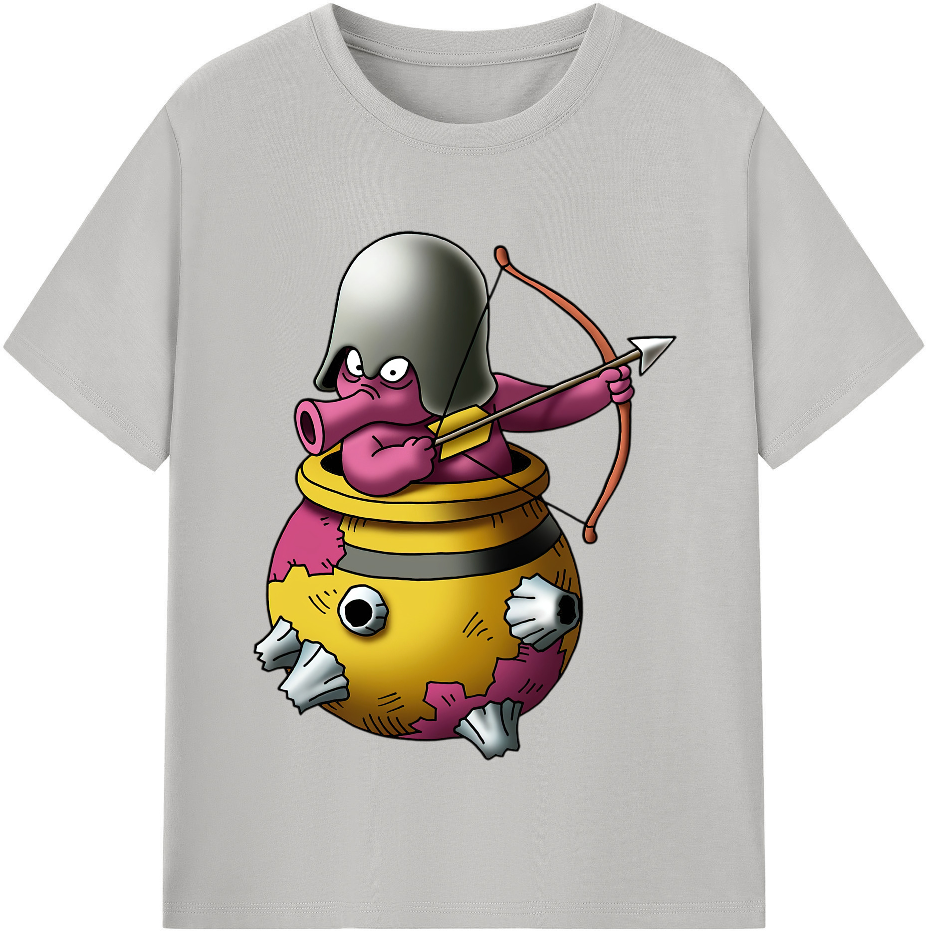（画像用） ドラゴンクエスト Doragon Kuesuto Dragon Quest レディースカジュアルプリントTシャツ（綿100％）