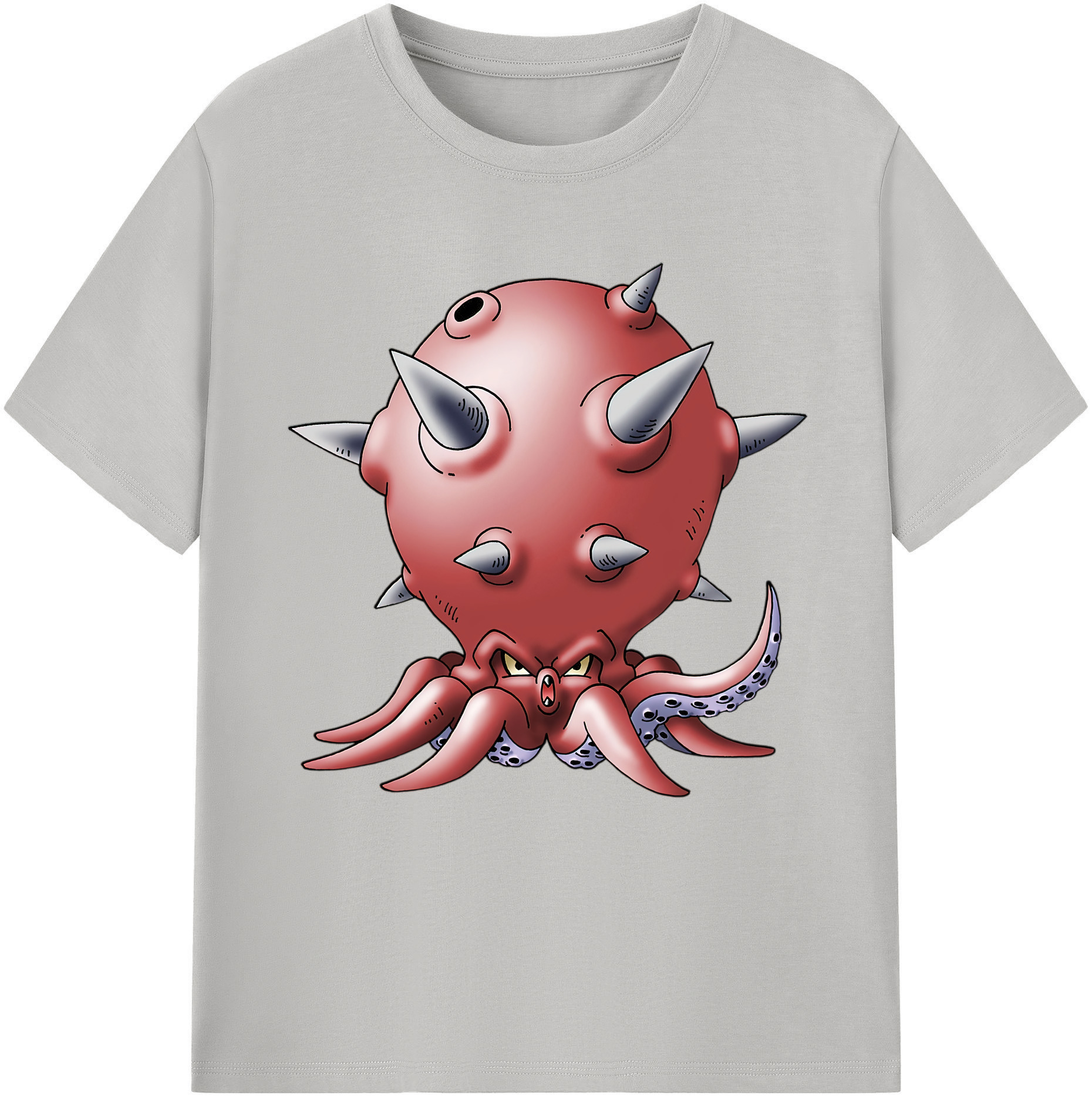 （画像用） ドラゴンクエスト Doragon Kuesuto Dragon Quest レディースカジュアルプリントTシャツ（綿100％）