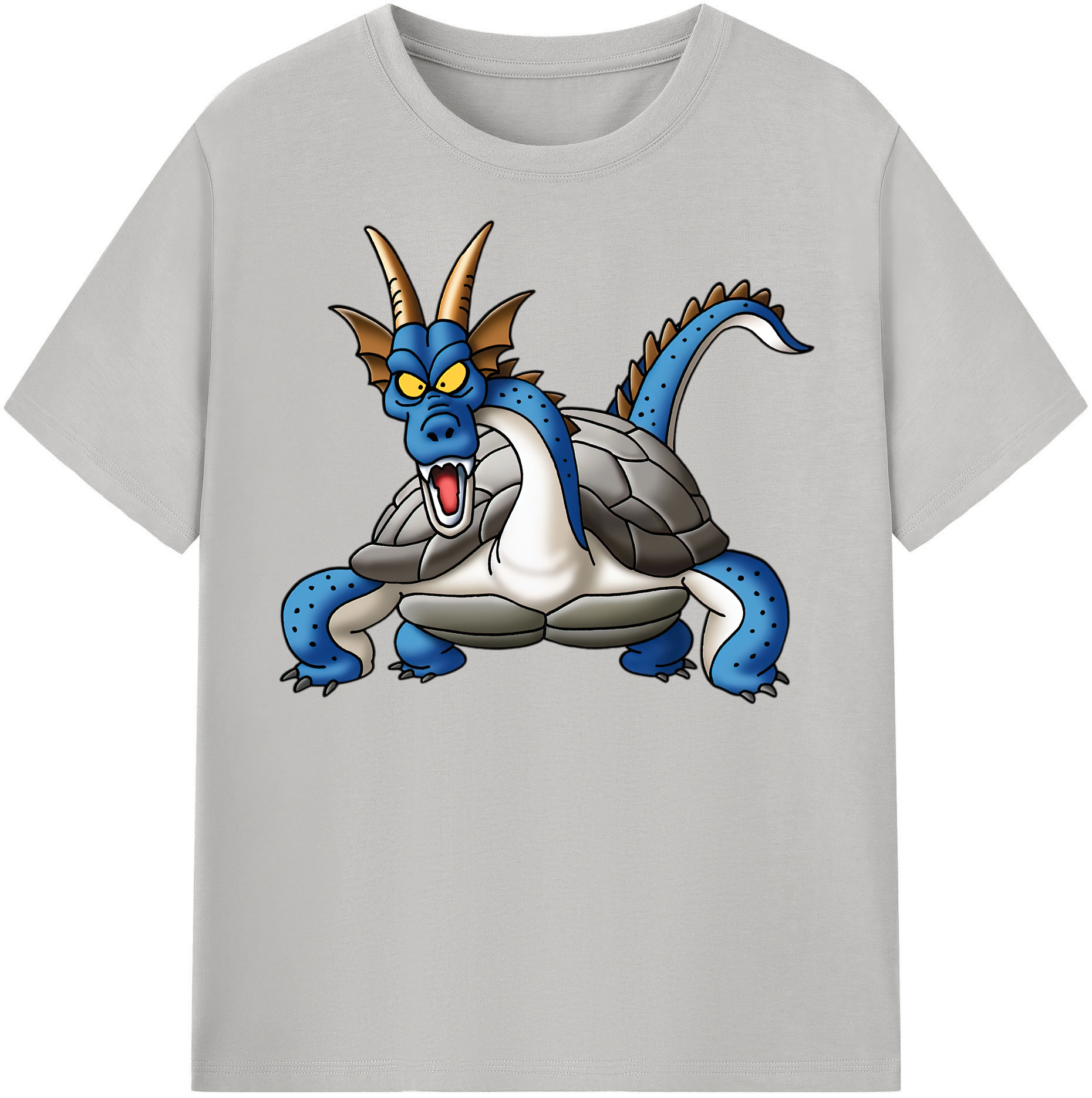 （画像用） ドラゴンクエスト Doragon Kuesuto Dragon Quest レディースカジュアルプリントTシャツ（綿100％）