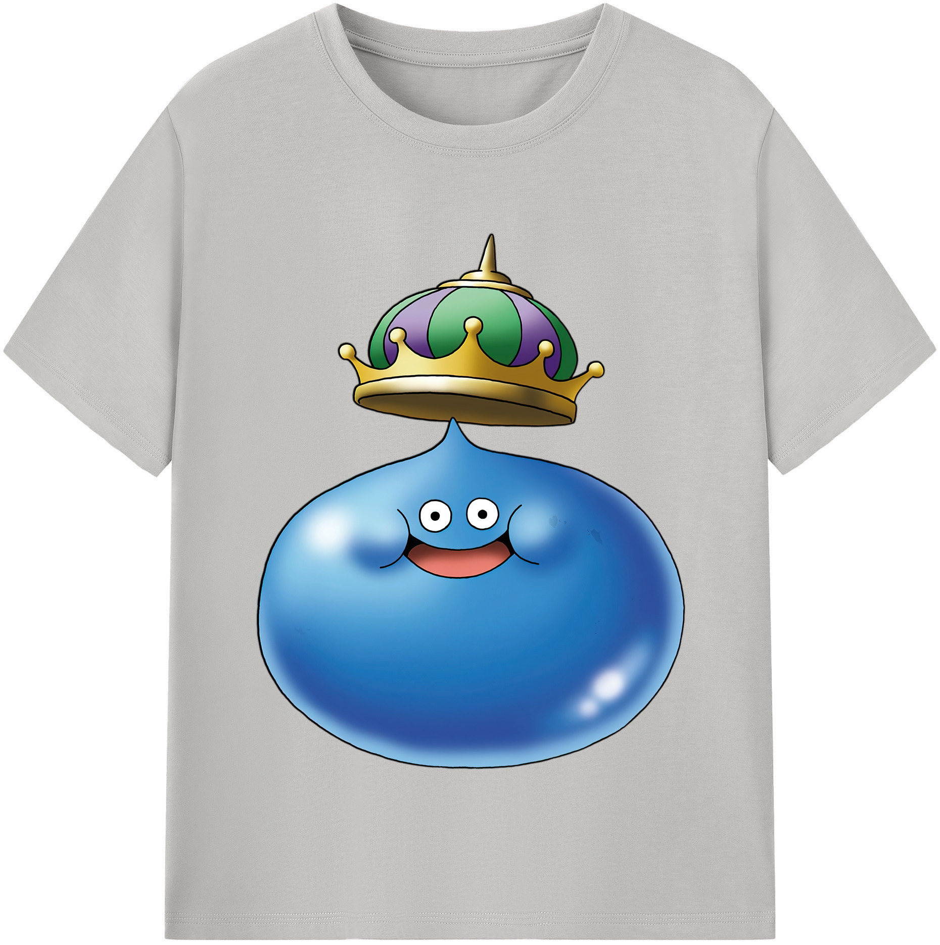 （画像用） ドラゴンクエスト Doragon Kuesuto Dragon Quest レディースカジュアルプリントTシャツ（綿100％）