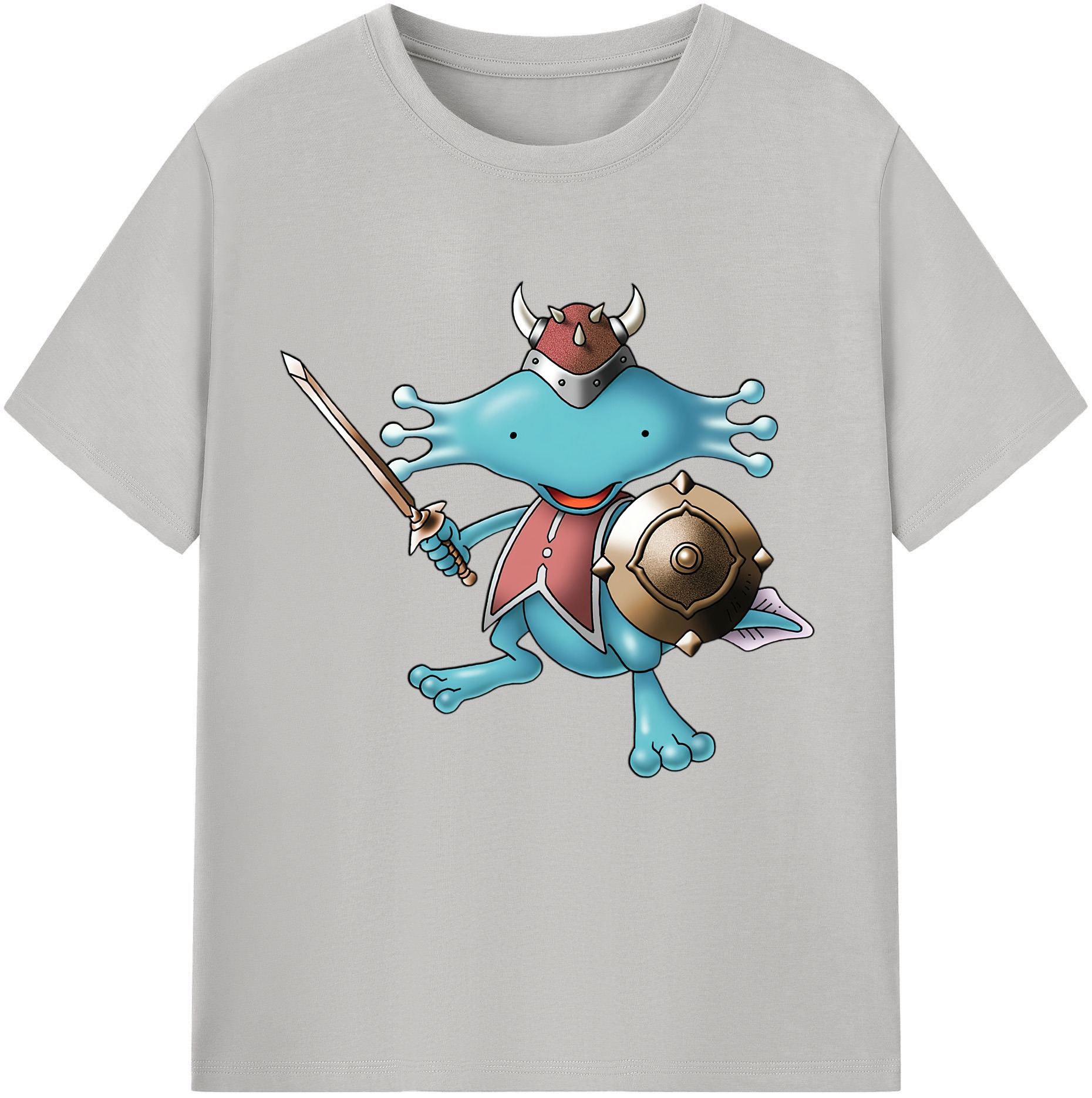 （画像用） ドラゴンクエスト Doragon Kuesuto Dragon Quest レディースカジュアルプリントTシャツ（綿100％）