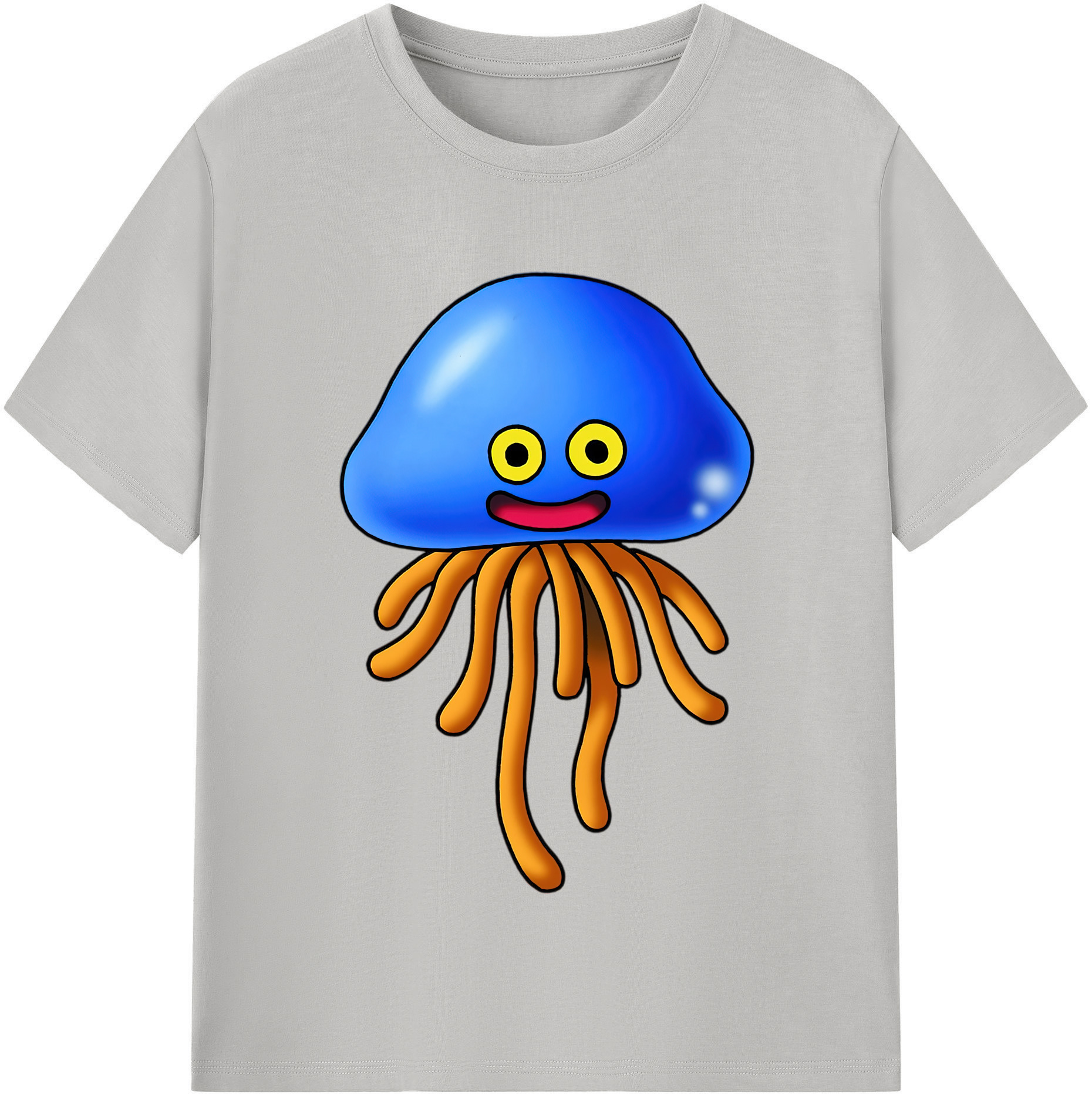 （画像用） ドラゴンクエスト Doragon Kuesuto Dragon Quest レディースカジュアルプリントTシャツ（綿100％）