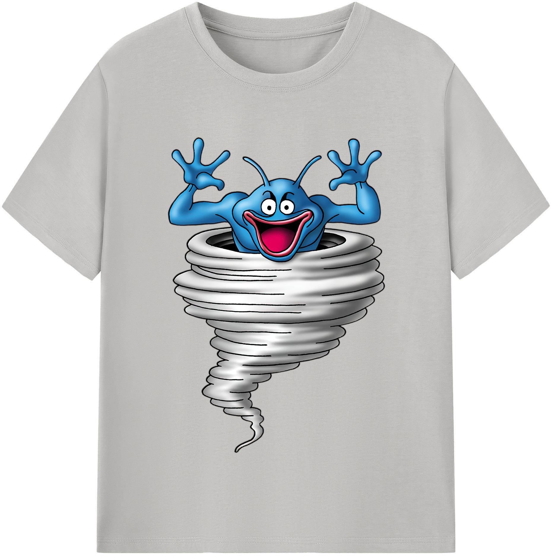 （画像用） ドラゴンクエスト Doragon Kuesuto Dragon Quest レディースカジュアルプリントTシャツ（綿100％）