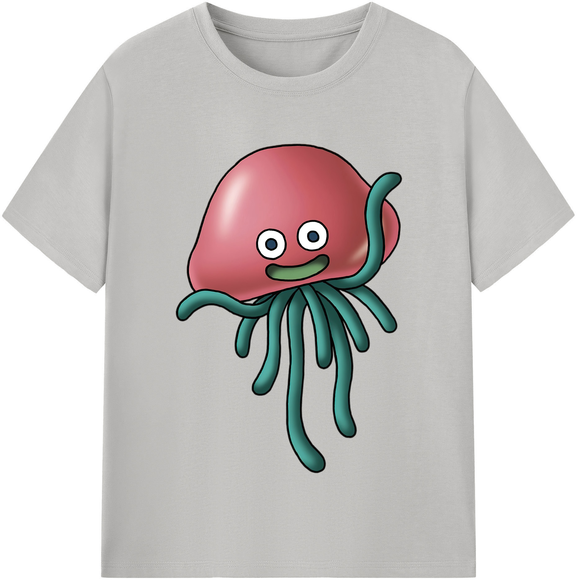 （画像用） ドラゴンクエスト Doragon Kuesuto Dragon Quest レディースカジュアルプリントTシャツ（綿100％）
