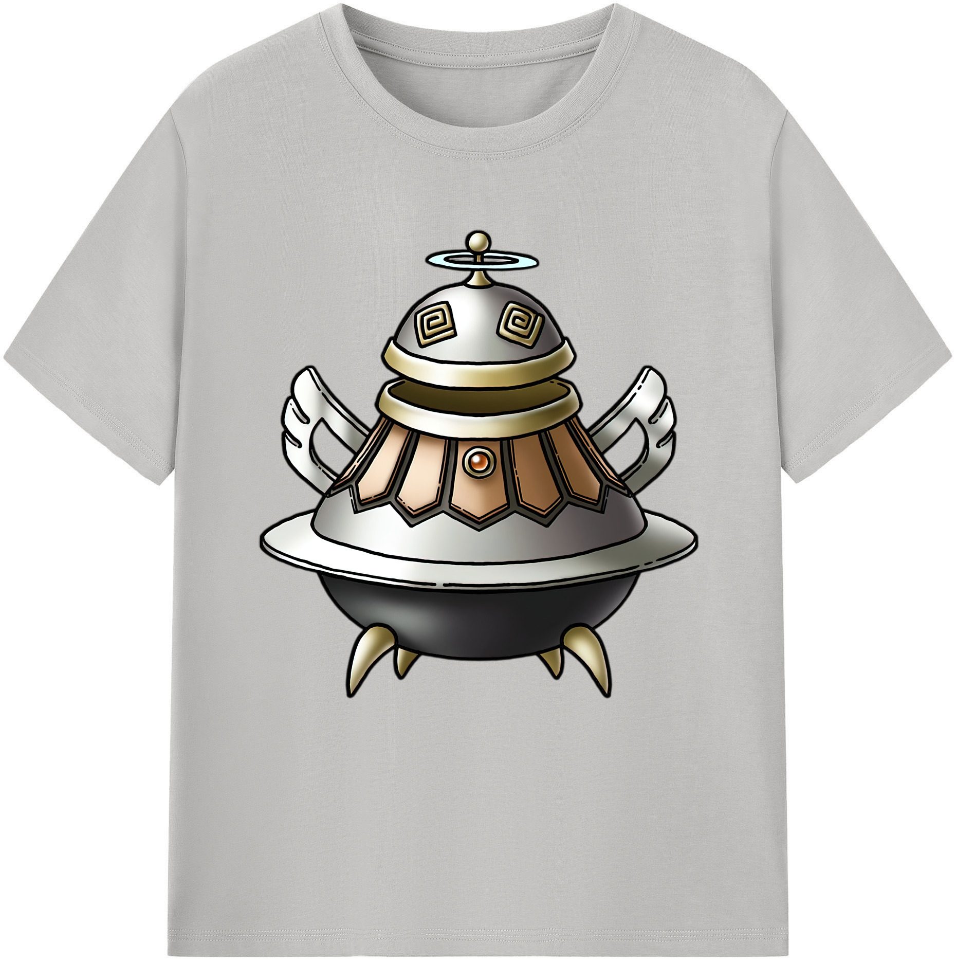 （画像用） ドラゴンクエスト Doragon Kuesuto Dragon Quest レディースカジュアルプリントTシャツ（綿100％）