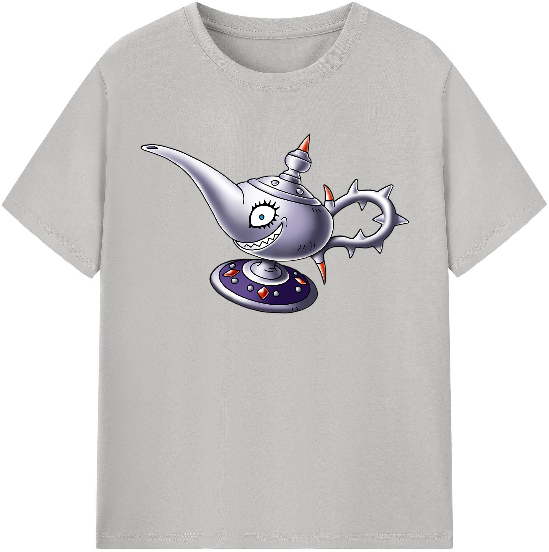 （画像用） ドラゴンクエスト Doragon Kuesuto Dragon Quest レディースカジュアルプリントTシャツ（綿100％）