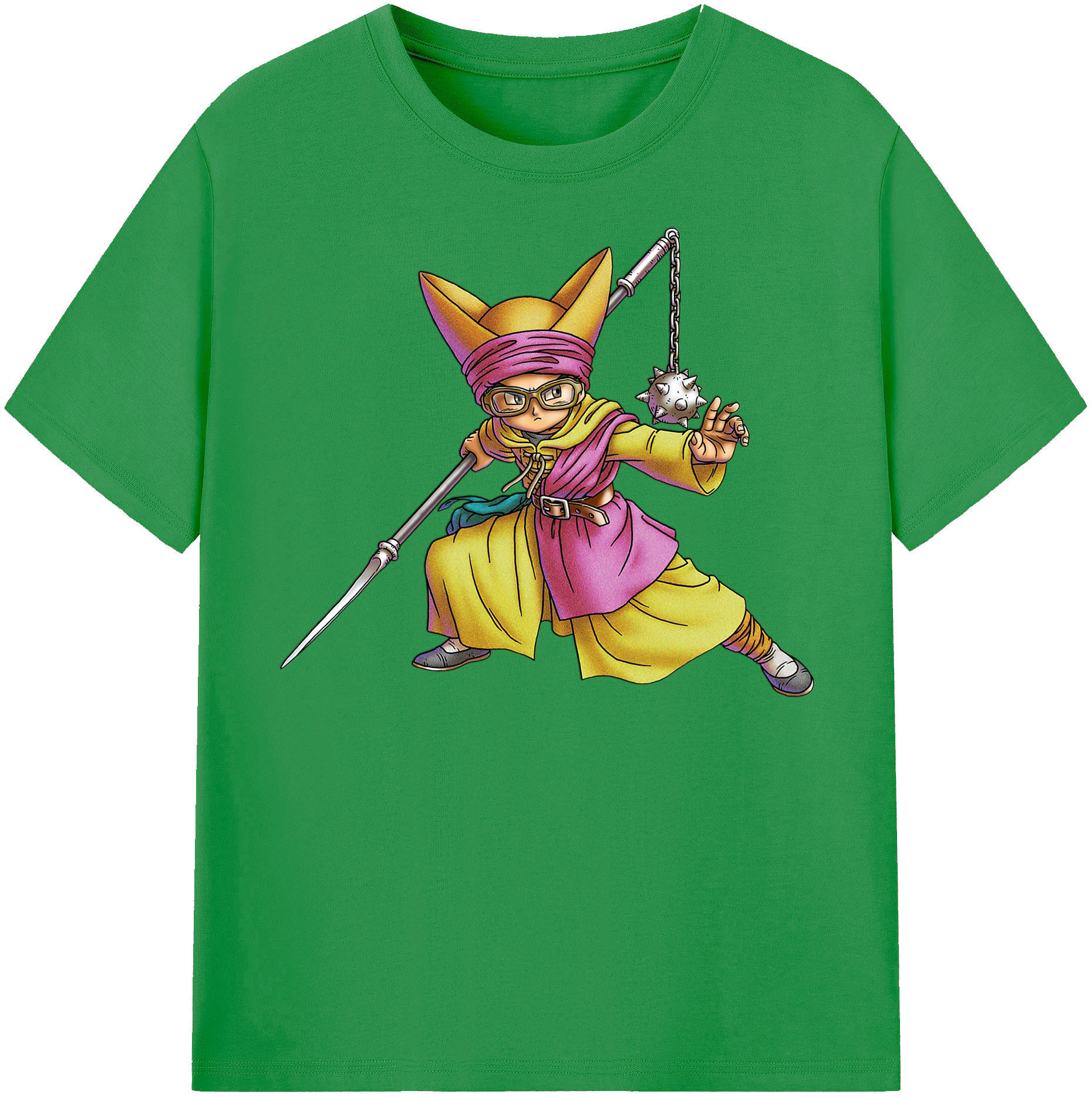 （画像用） ドラゴンクエスト Doragon Kuesuto Dragon Quest レディースカジュアルプリントTシャツ（綿100％）