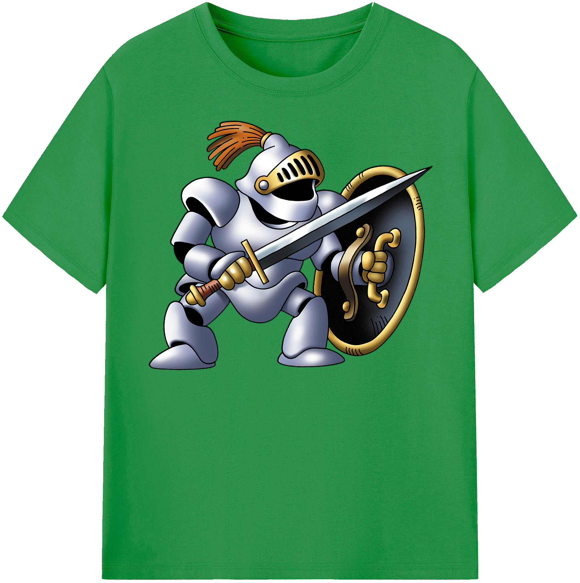 （画像用） ドラゴンクエスト Doragon Kuesuto Dragon Quest レディースカジュアルプリントTシャツ（綿100％）