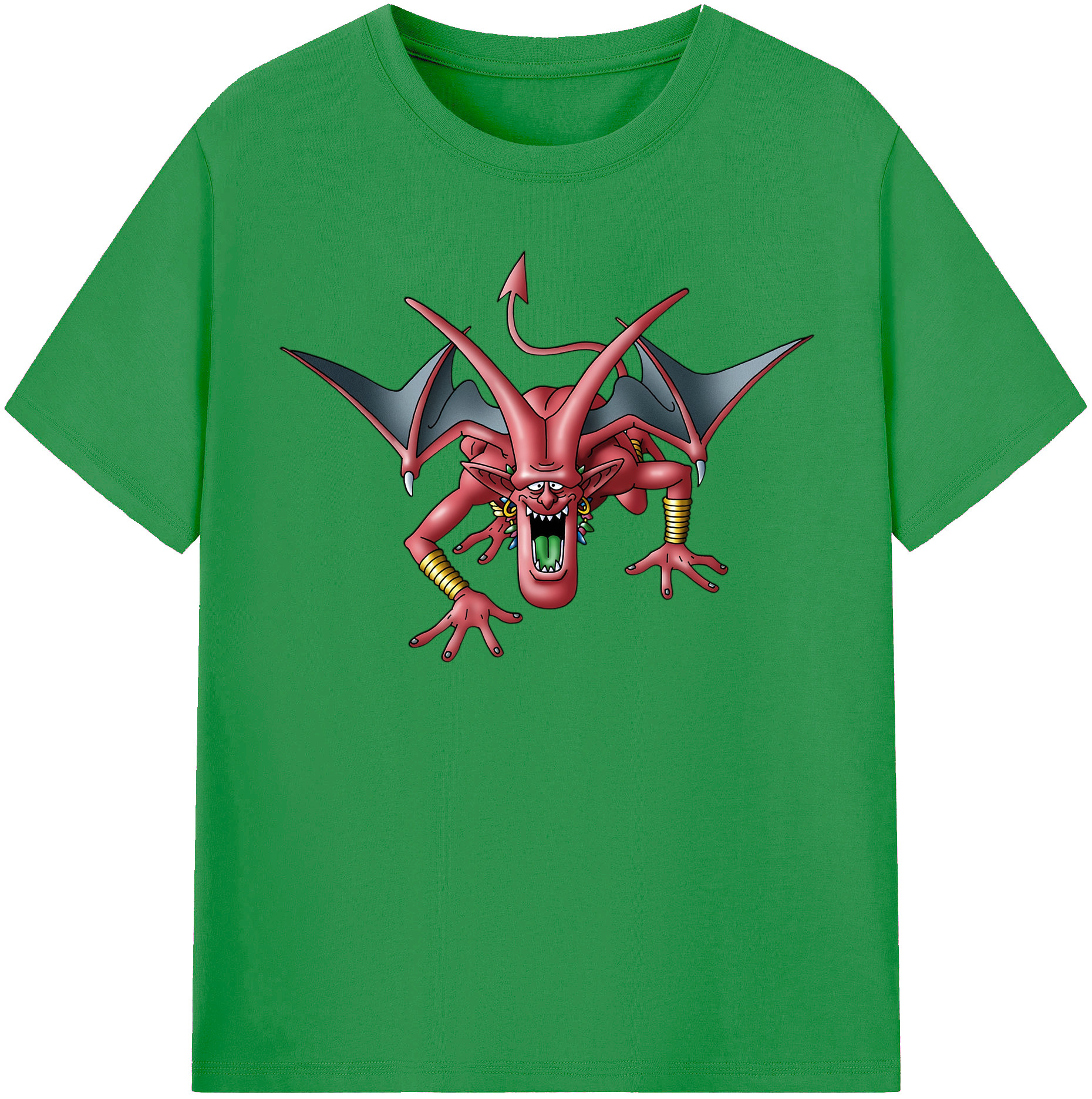 （画像用） ドラゴンクエスト Doragon Kuesuto Dragon Quest レディースカジュアルプリントTシャツ（綿100％）