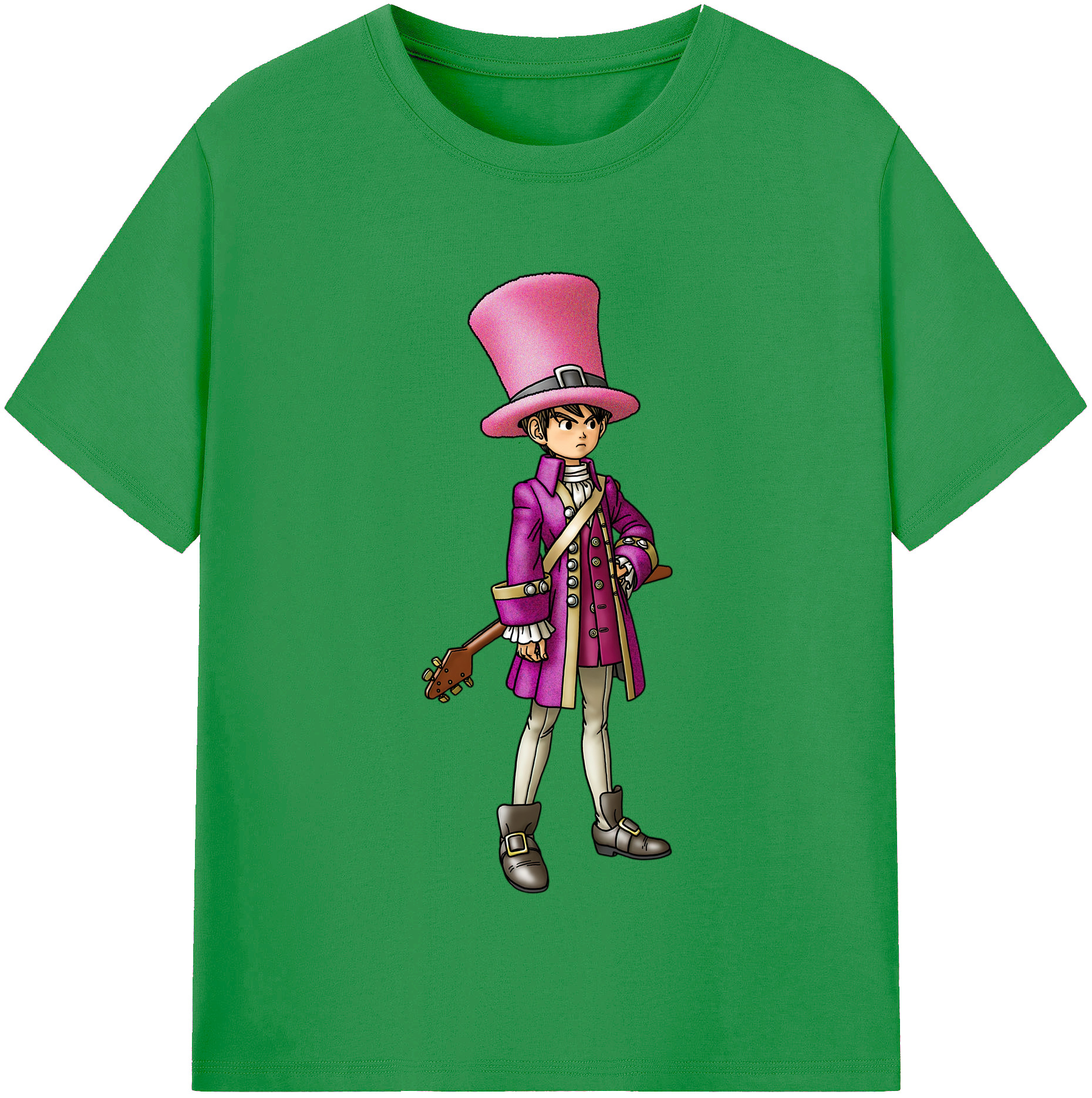 （画像用） ドラゴンクエスト Doragon Kuesuto Dragon Quest レディースカジュアルプリントTシャツ（綿100％）