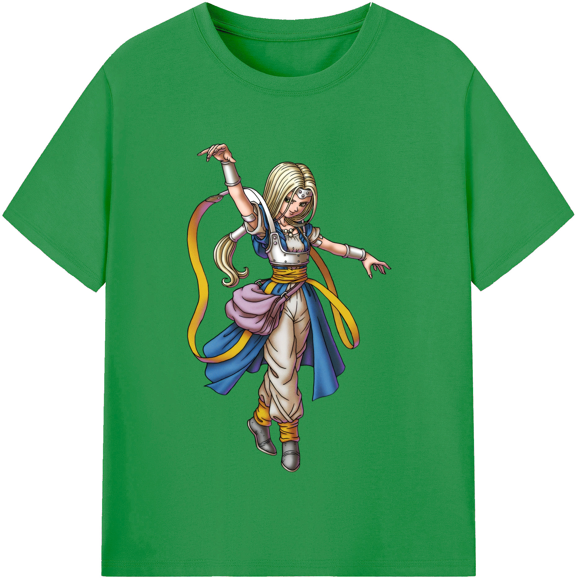 （画像用） ドラゴンクエスト Doragon Kuesuto Dragon Quest レディースカジュアルプリントTシャツ（綿100％）