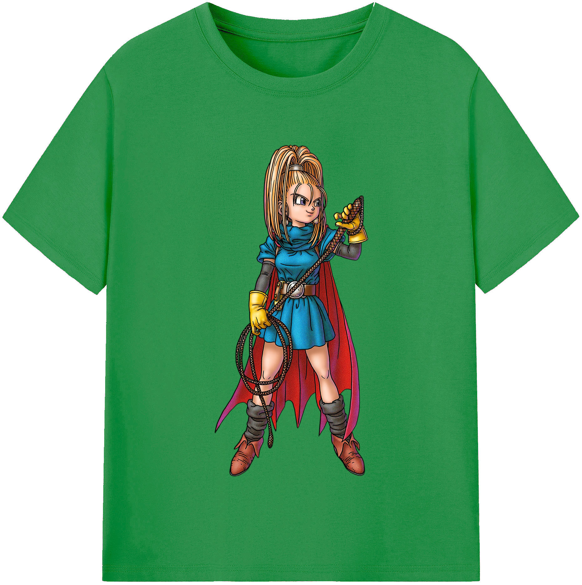 （画像用） ドラゴンクエスト Doragon Kuesuto Dragon Quest レディースカジュアルプリントTシャツ（綿100％）
