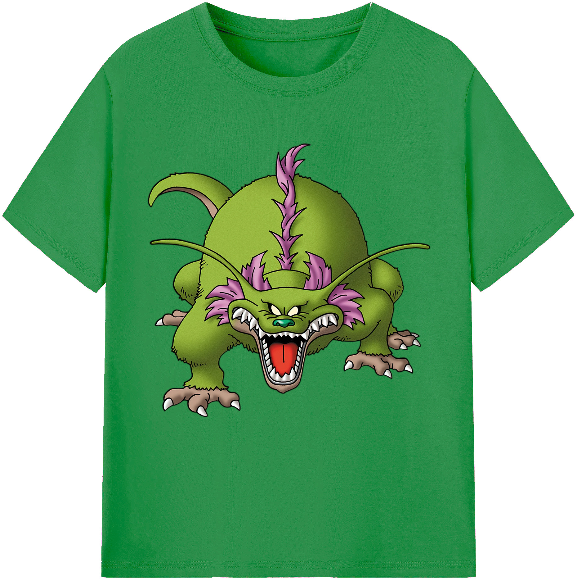 （画像用） ドラゴンクエスト Doragon Kuesuto Dragon Quest レディースカジュアルプリントTシャツ（綿100％）