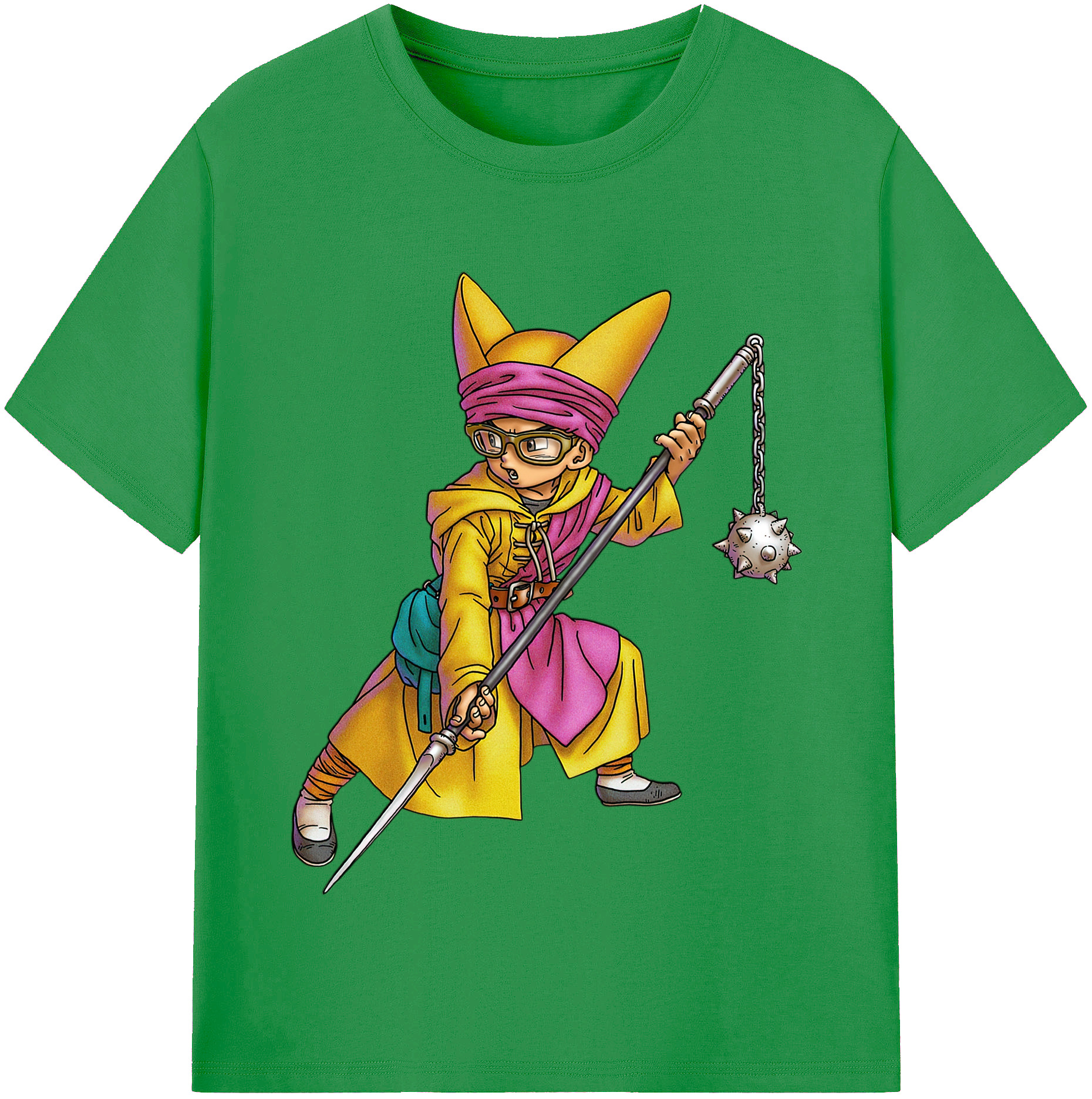 （画像用） ドラゴンクエスト Doragon Kuesuto Dragon Quest レディースカジュアルプリントTシャツ（綿100％）