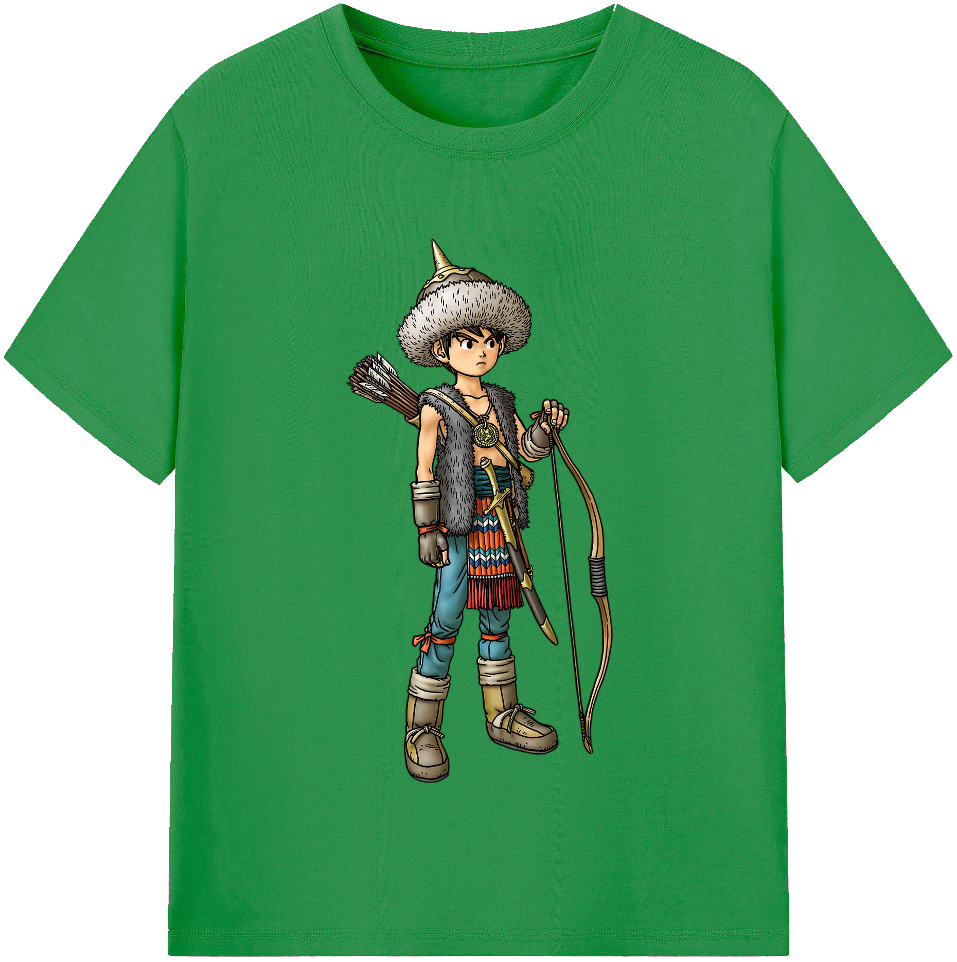 （画像用） ドラゴンクエスト Doragon Kuesuto Dragon Quest レディースカジュアルプリントTシャツ（綿100％）