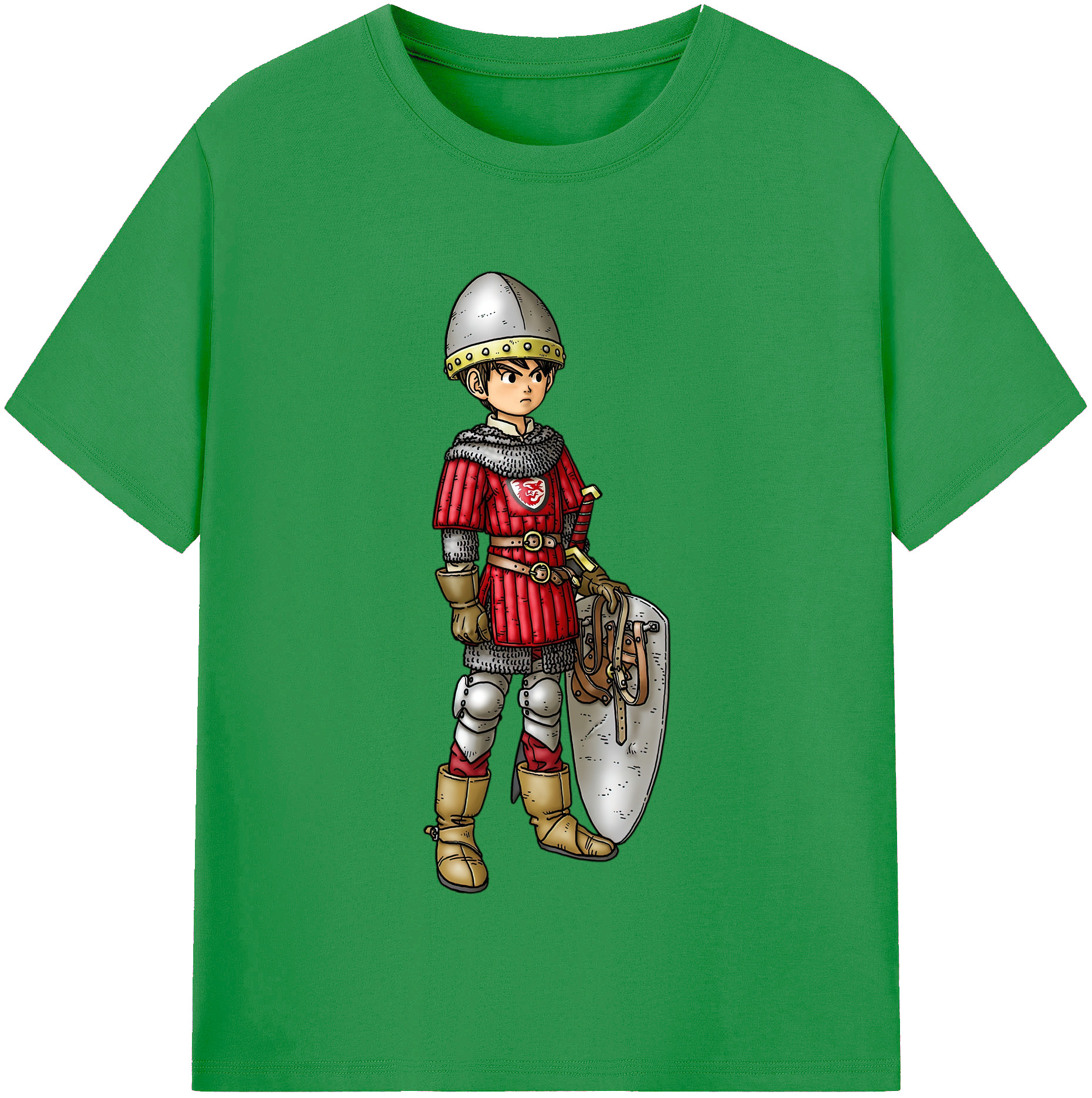 （画像用） ドラゴンクエスト Doragon Kuesuto Dragon Quest レディースカジュアルプリントTシャツ（綿100％）