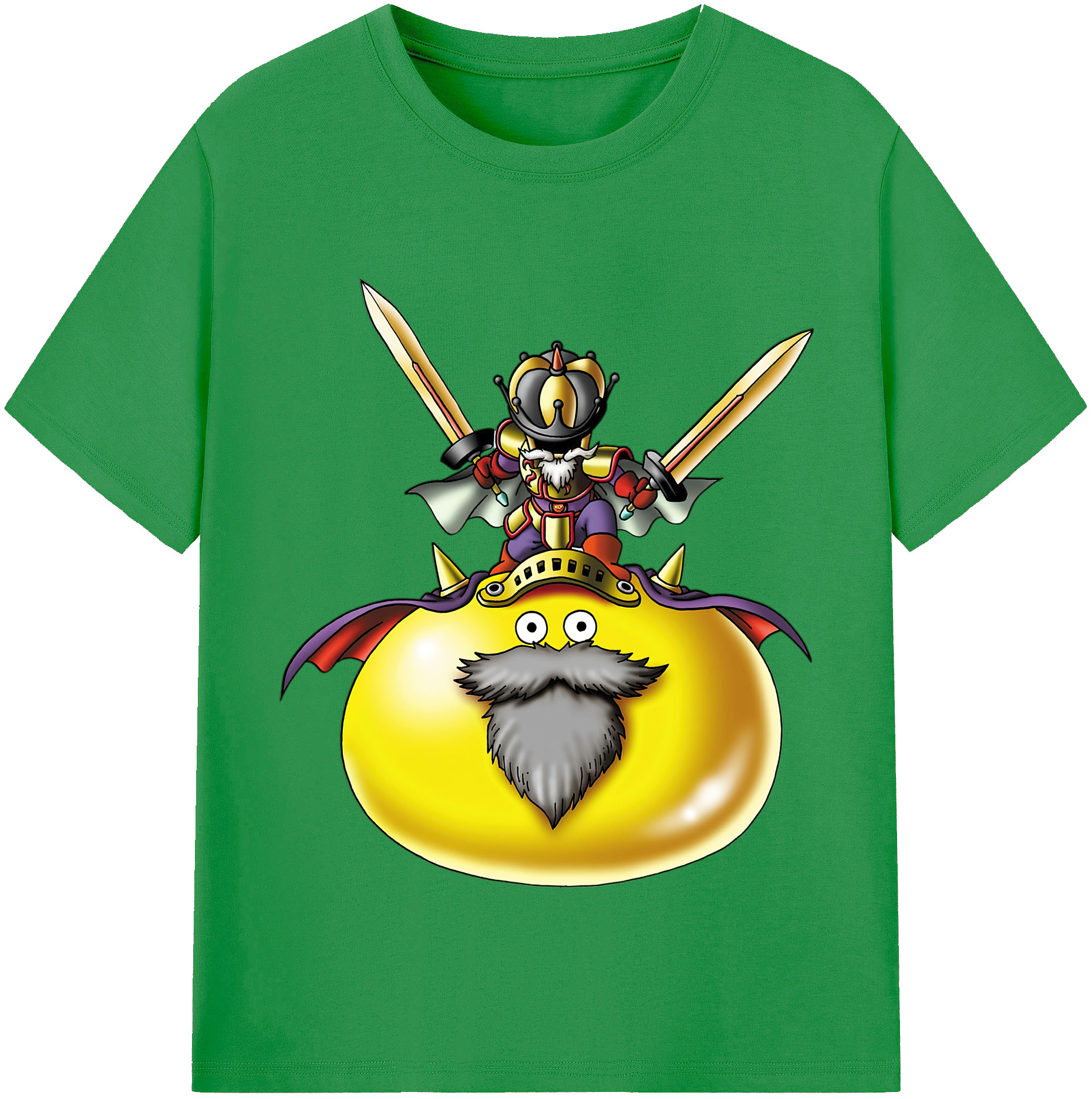 （画像用） ドラゴンクエスト Doragon Kuesuto Dragon Quest レディースカジュアルプリントTシャツ（綿100％）