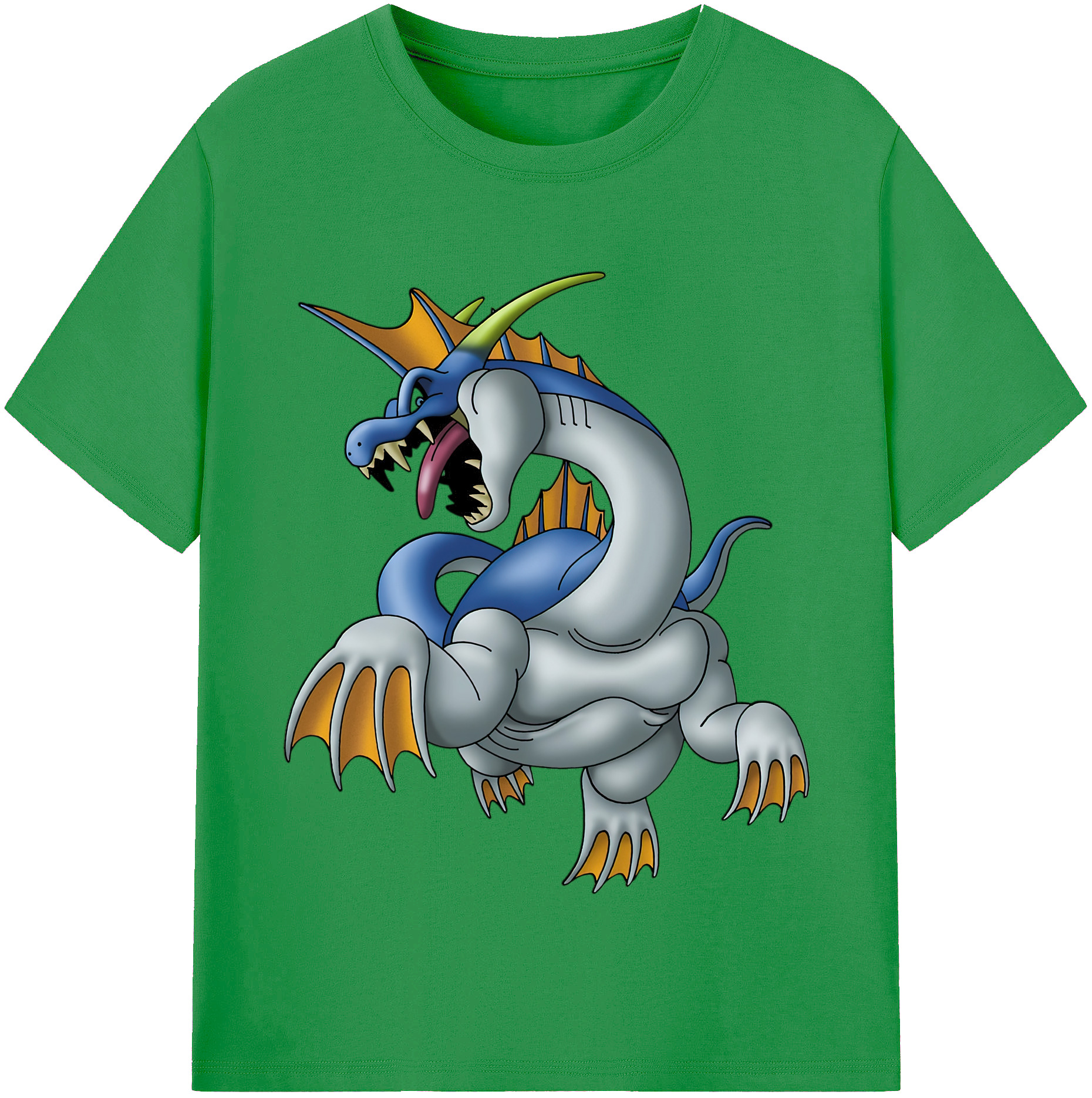 （画像用） ドラゴンクエスト Doragon Kuesuto Dragon Quest レディースカジュアルプリントTシャツ（綿100％）