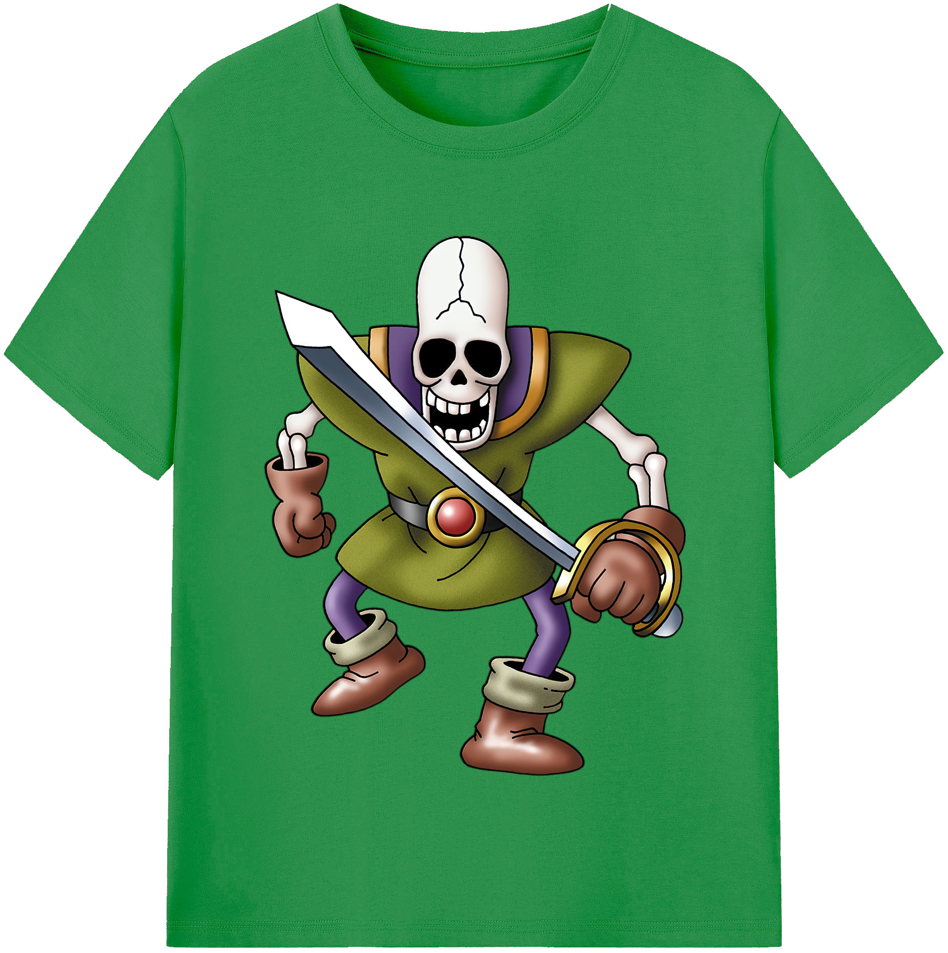 （画像用） ドラゴンクエスト Doragon Kuesuto Dragon Quest レディースカジュアルプリントTシャツ（綿100％）