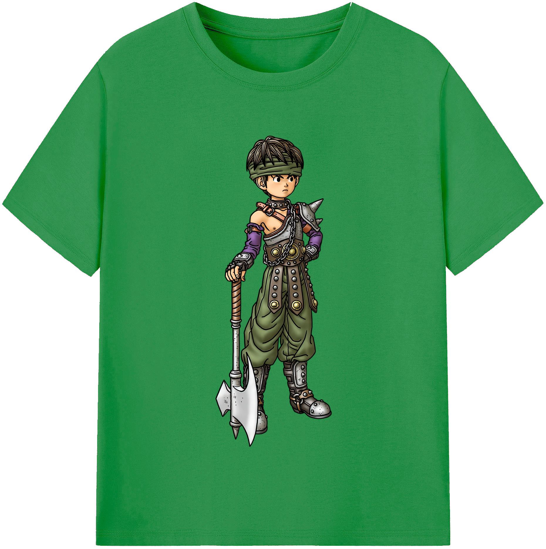 （画像用） ドラゴンクエスト Doragon Kuesuto Dragon Quest レディースカジュアルプリントTシャツ（綿100％）