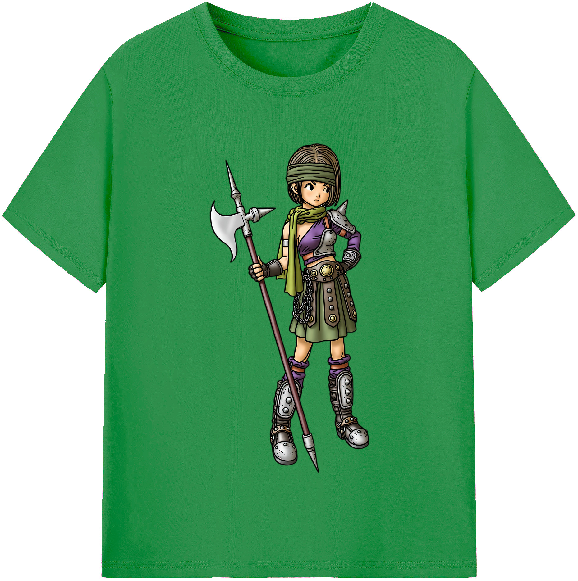 （画像用） ドラゴンクエスト Doragon Kuesuto Dragon Quest レディースカジュアルプリントTシャツ（綿100％）