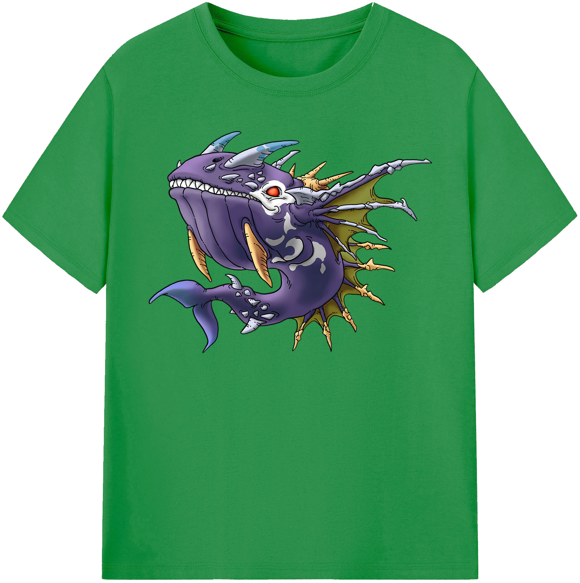（画像用） ドラゴンクエスト Doragon Kuesuto Dragon Quest レディースカジュアルプリントTシャツ（綿100％）