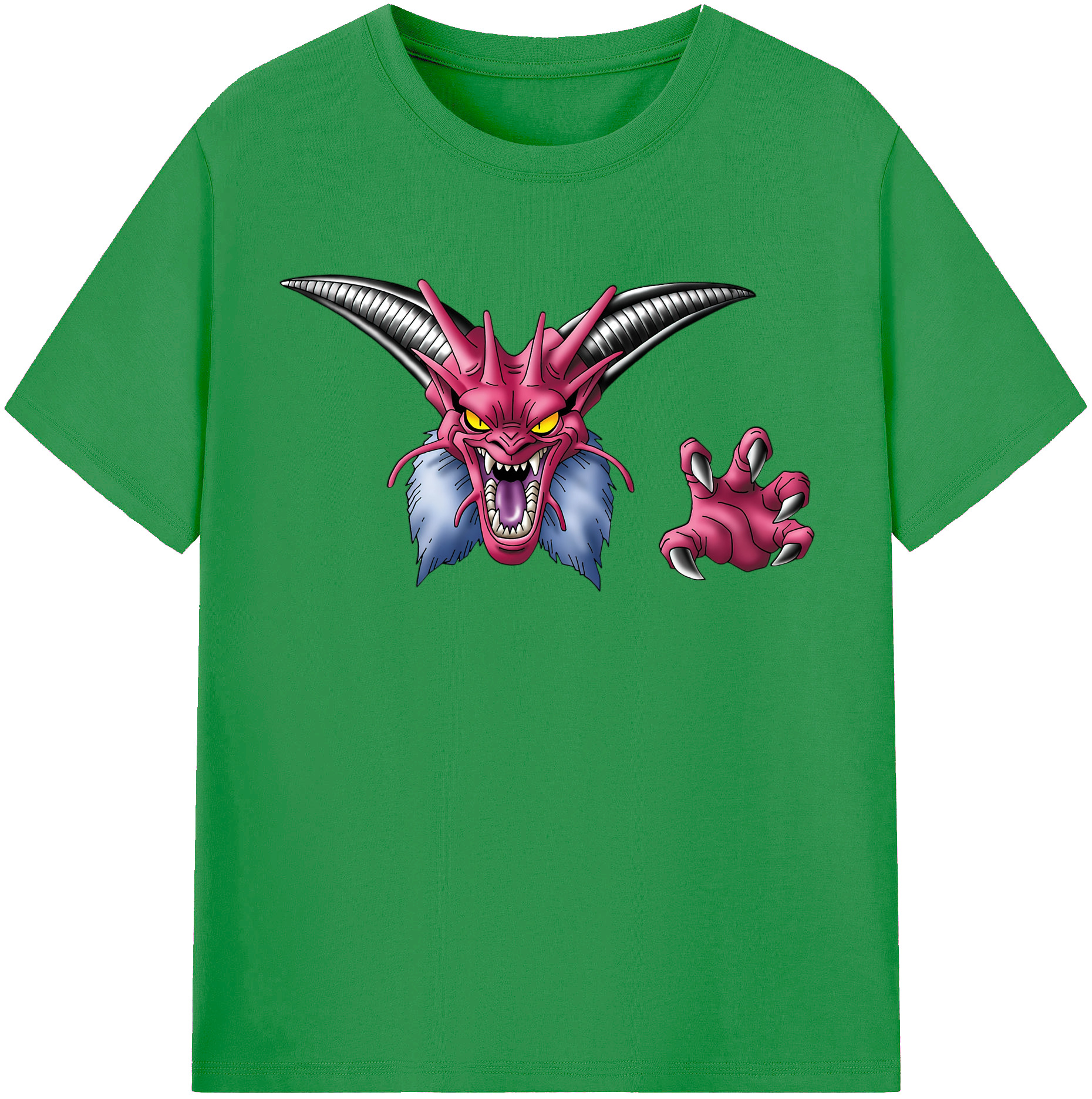 （画像用） ドラゴンクエスト Doragon Kuesuto Dragon Quest レディースカジュアルプリントTシャツ（綿100％）