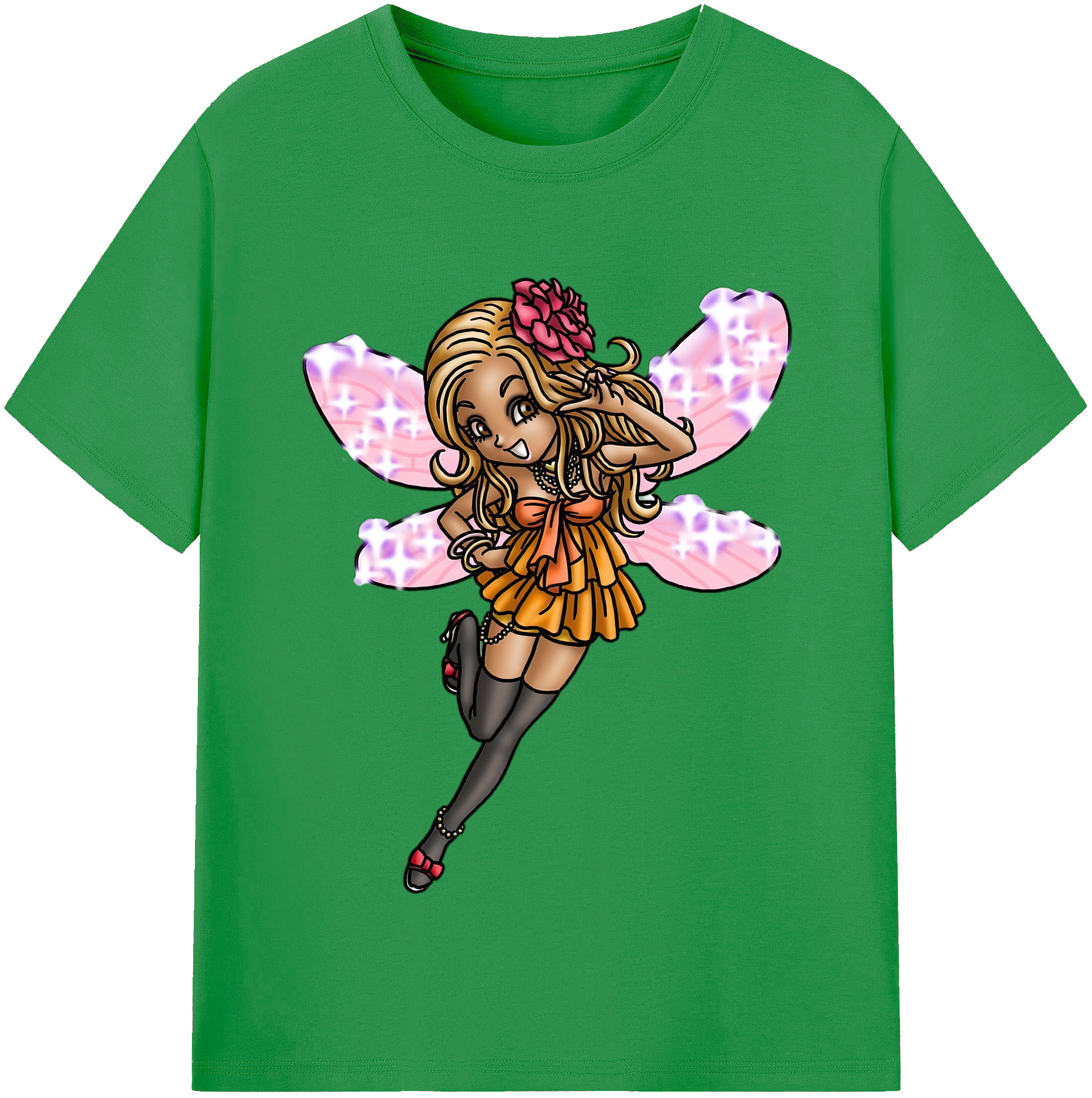 （画像用） ドラゴンクエスト Doragon Kuesuto Dragon Quest レディースカジュアルプリントTシャツ（綿100％）